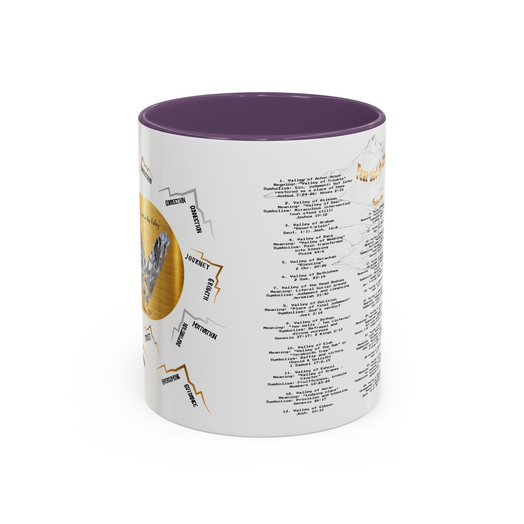 Coffee Mug — "Down in the Valley" Lyrics Accent Mug (11/15oz)
