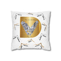Psalm 23:4 Inspirational Throw Pillow — “Fear Not in the Valley” Decorative Square Pillowcase