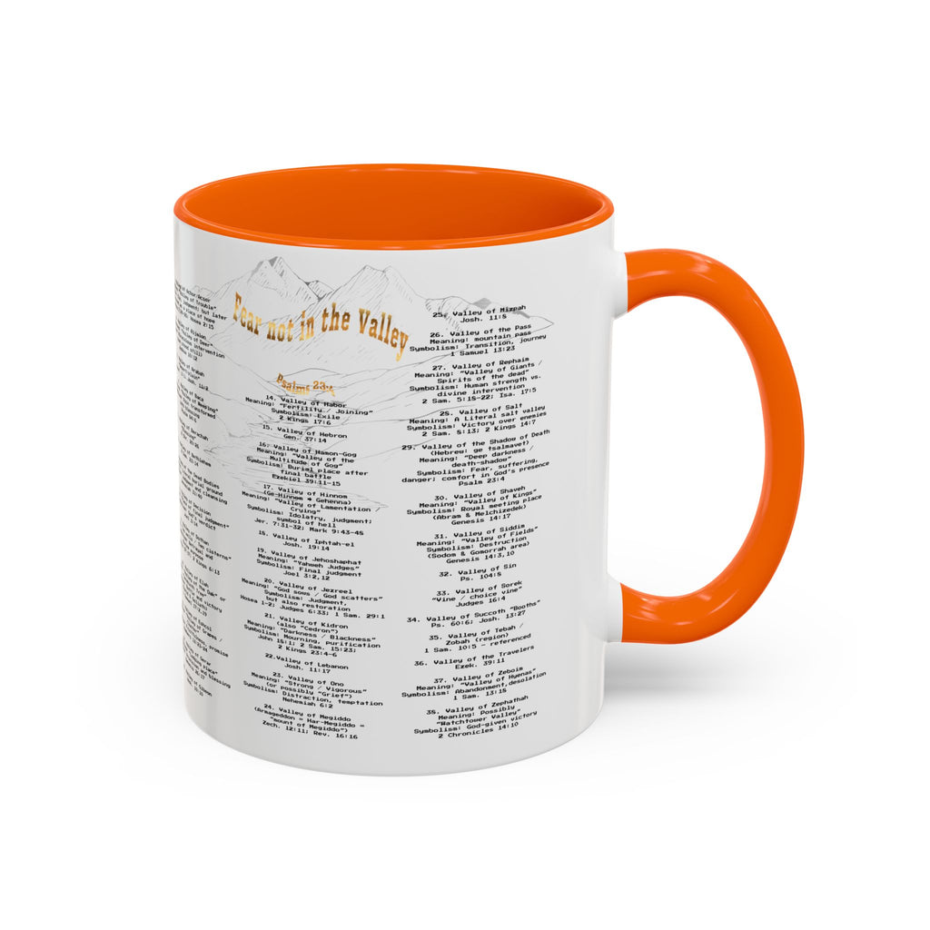 Coffee Mug — "Down in the Valley" Lyrics Accent Mug (11/15oz)