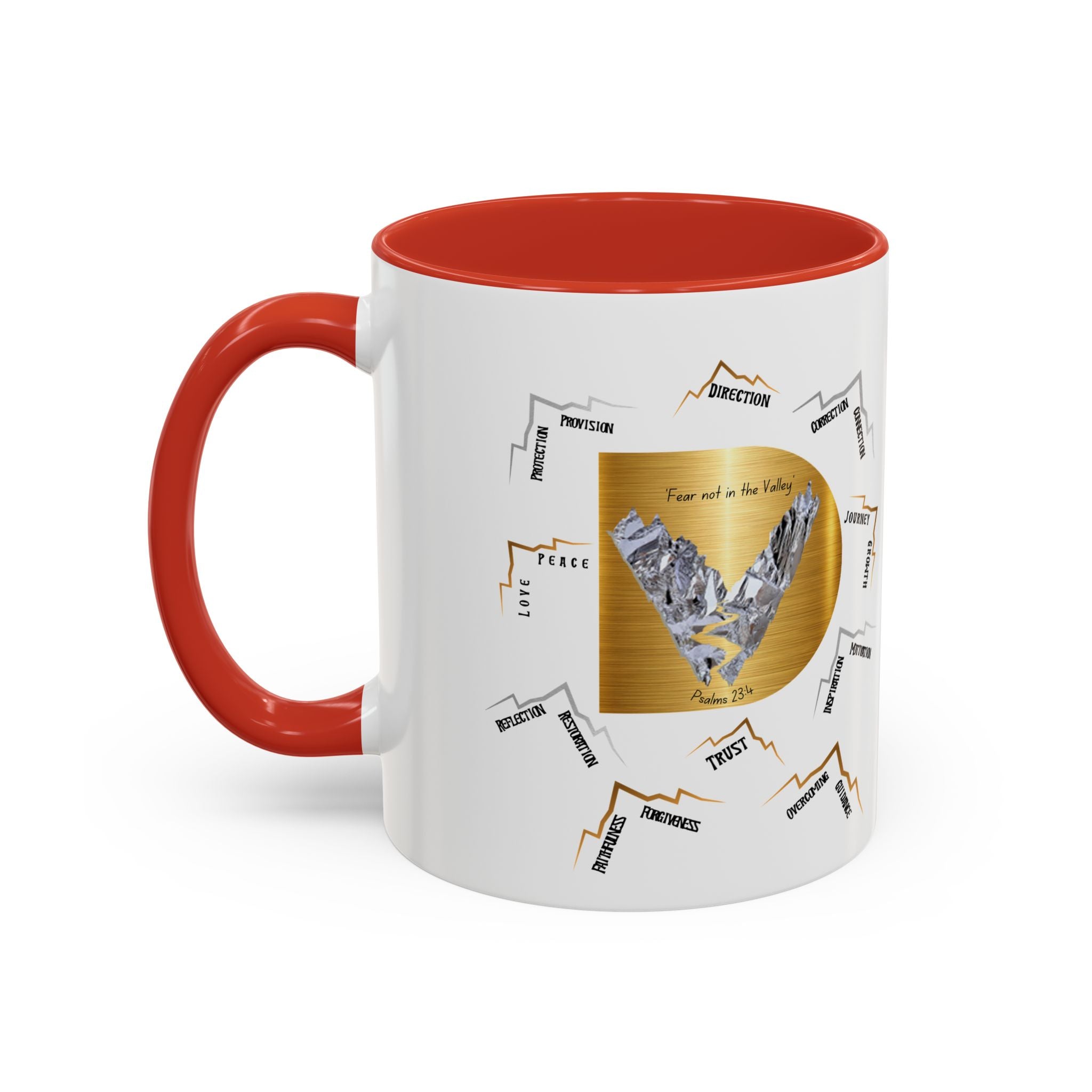 Coffee Mug — "Down in the Valley" Lyrics Accent Mug (11/15oz)