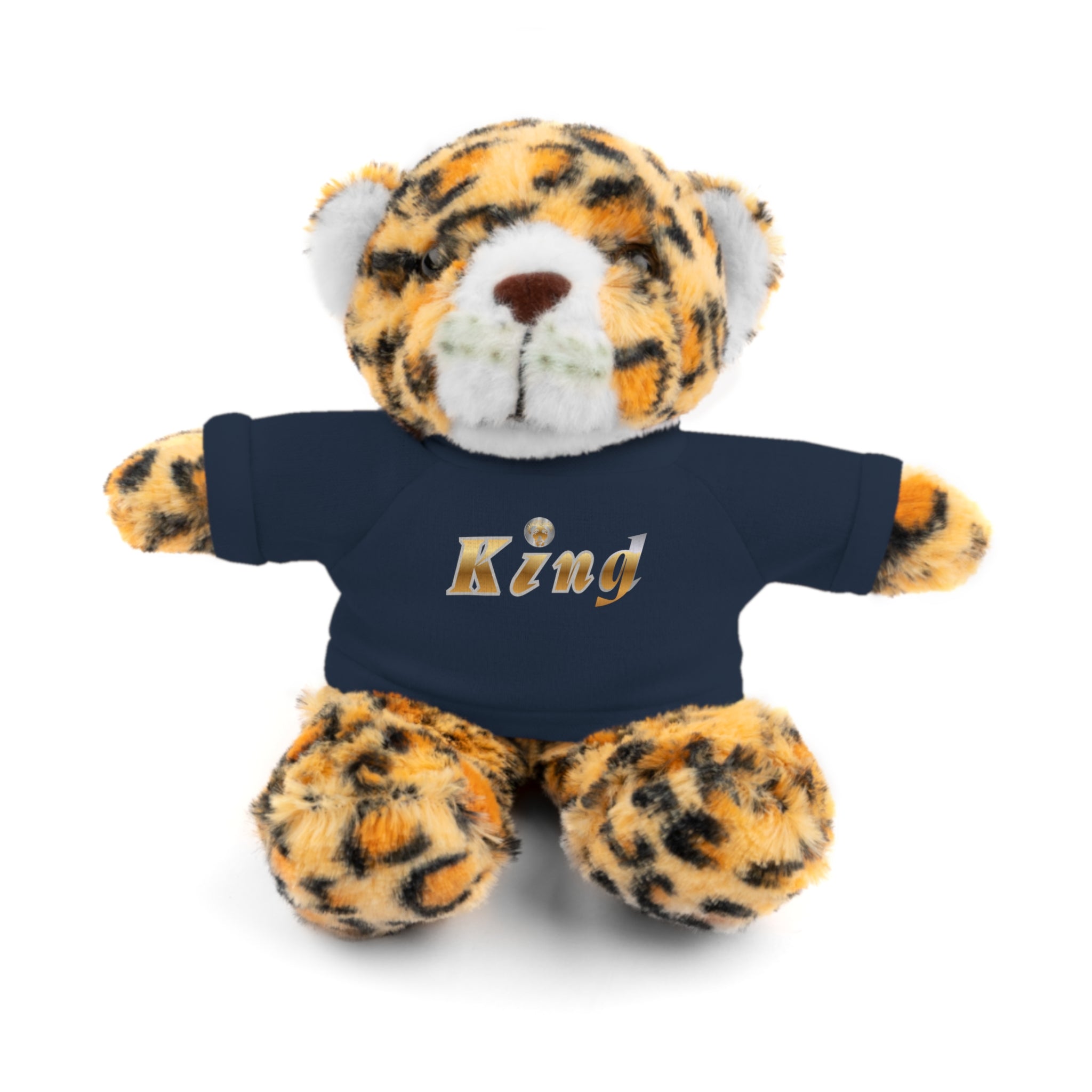 KindKing Teddy Bear with 'KindKing' Tee – Plush Stuffed Animal Gift