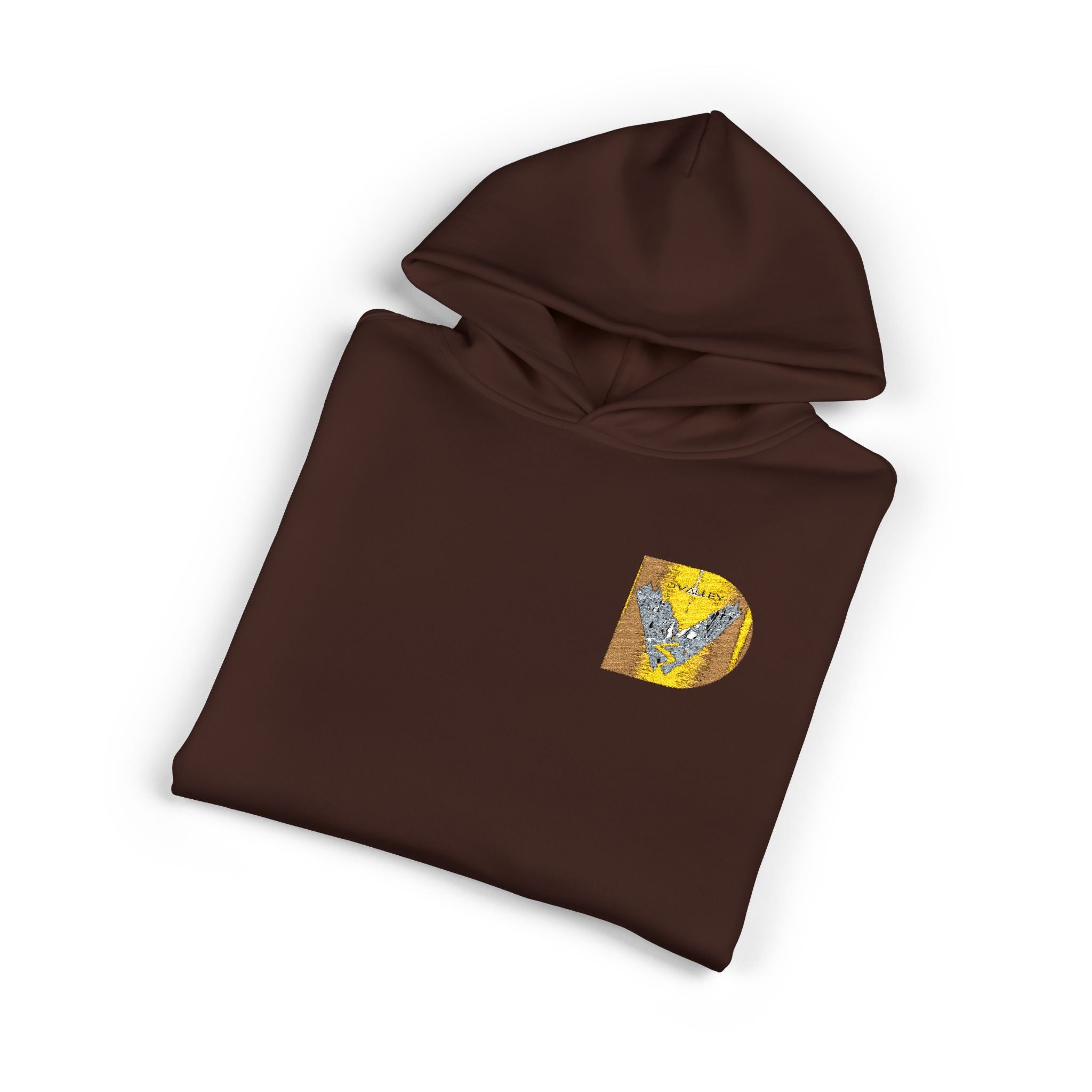 Gold Sequin D Initial Hoodie — Personalized Letter Pullover