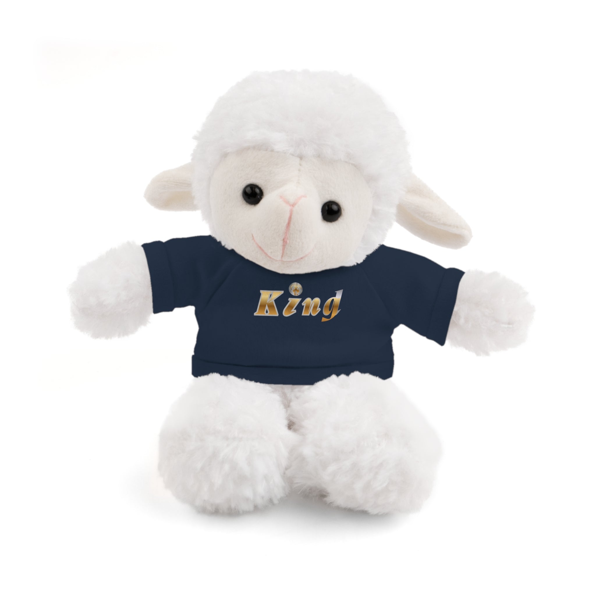 KindKing Teddy Bear with 'KindKing' Tee – Plush Stuffed Animal Gift