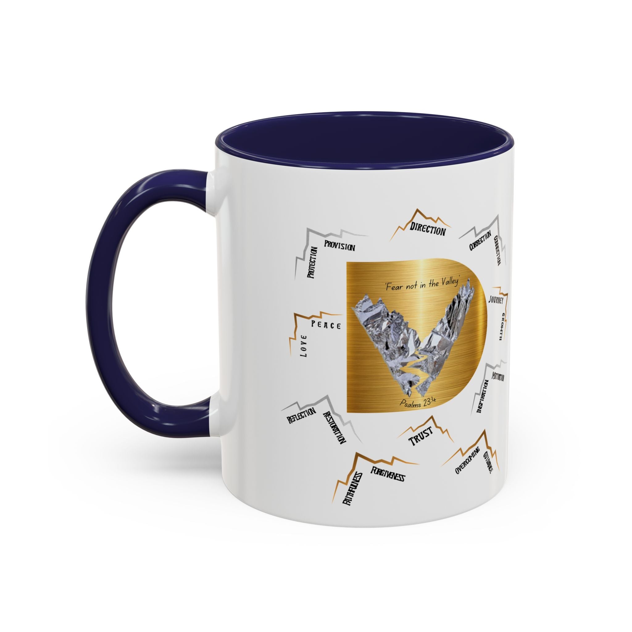 Coffee Mug — "Down in the Valley" Lyrics Accent Mug (11/15oz)