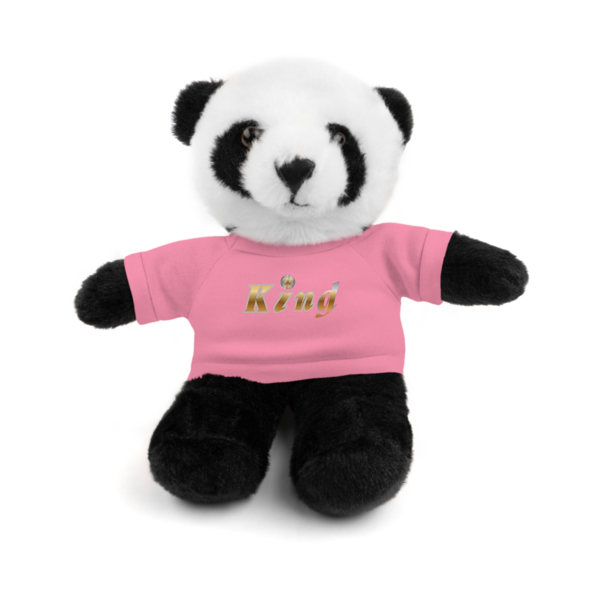 KindKing Teddy Bear with 'KindKing' Tee – Plush Stuffed Animal Gift