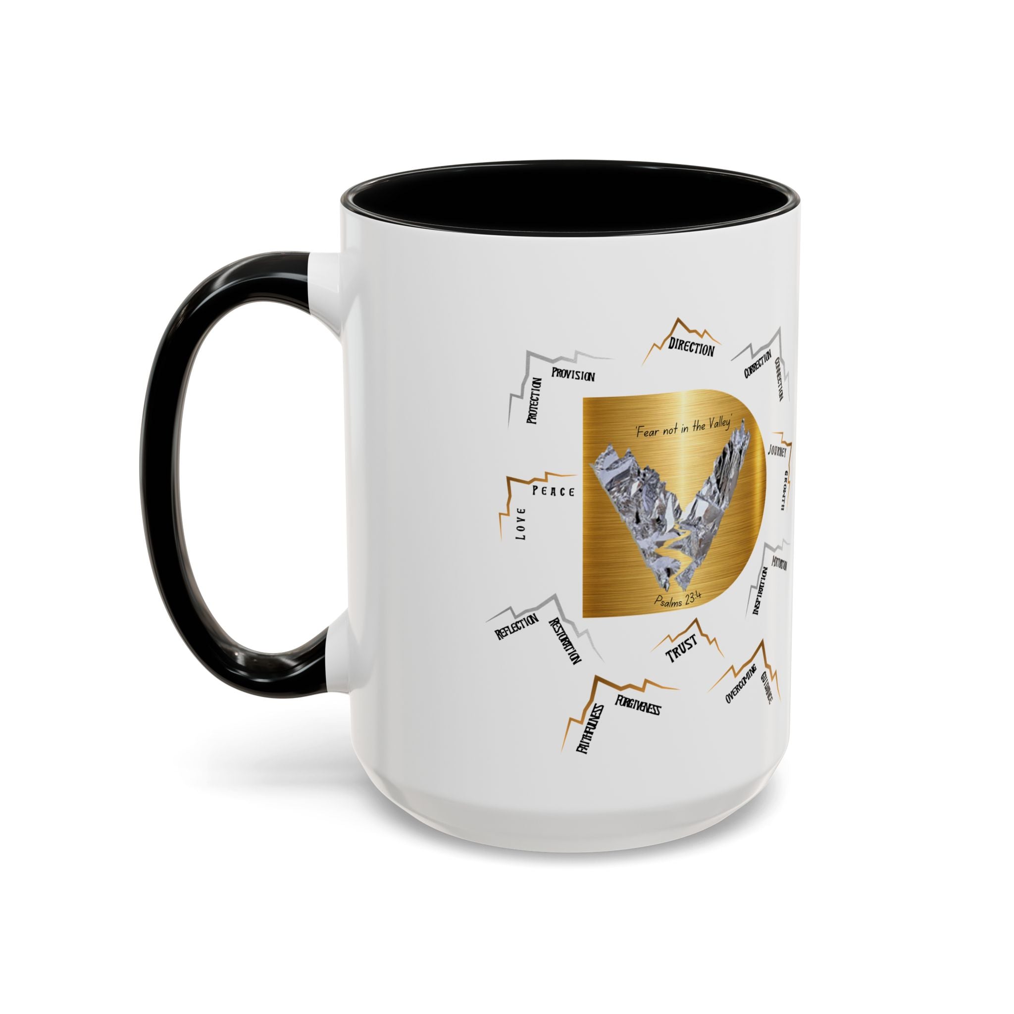 Coffee Mug — "Down in the Valley" Lyrics Accent Mug (11/15oz)