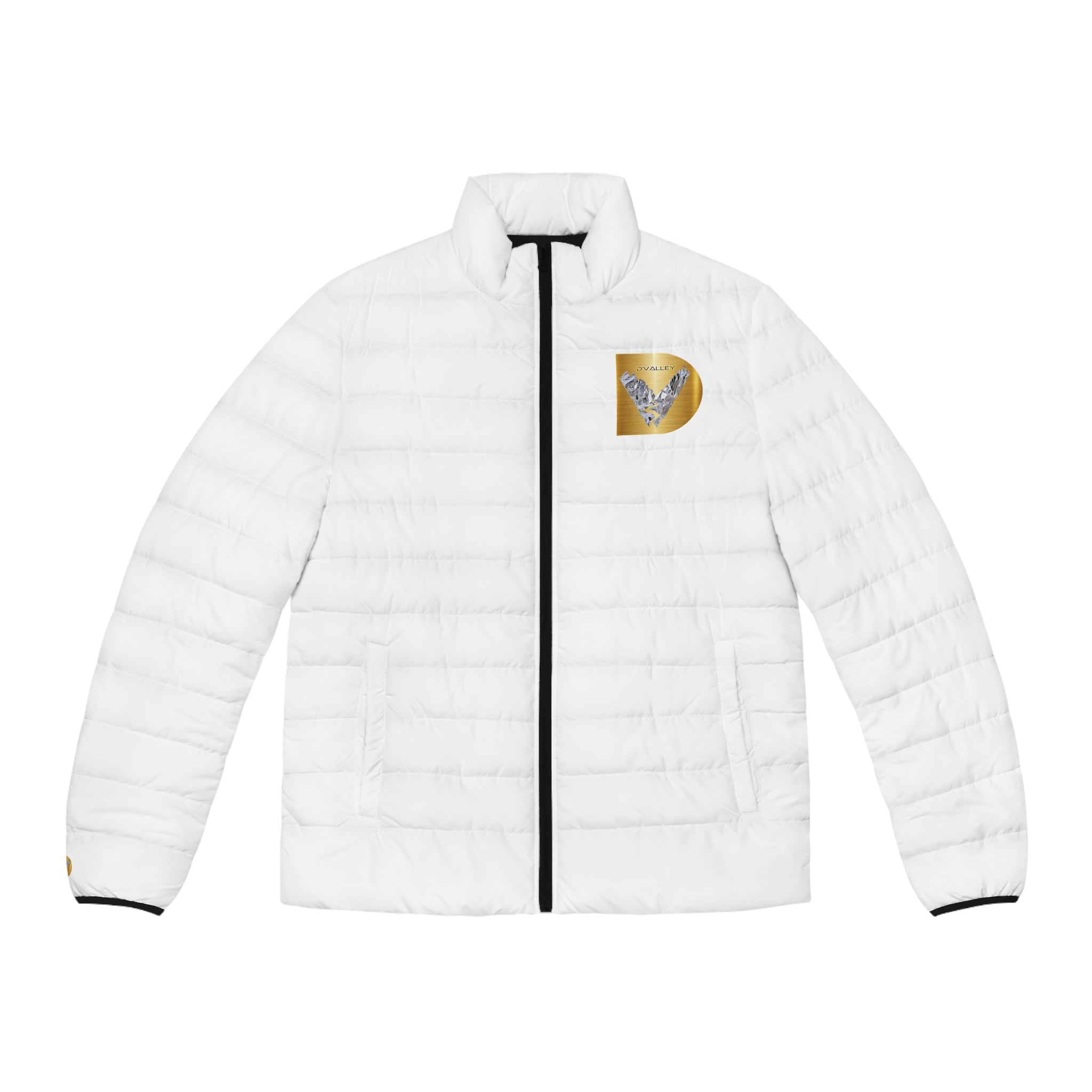 D'Valley Puffer Jacket Mountain Logo