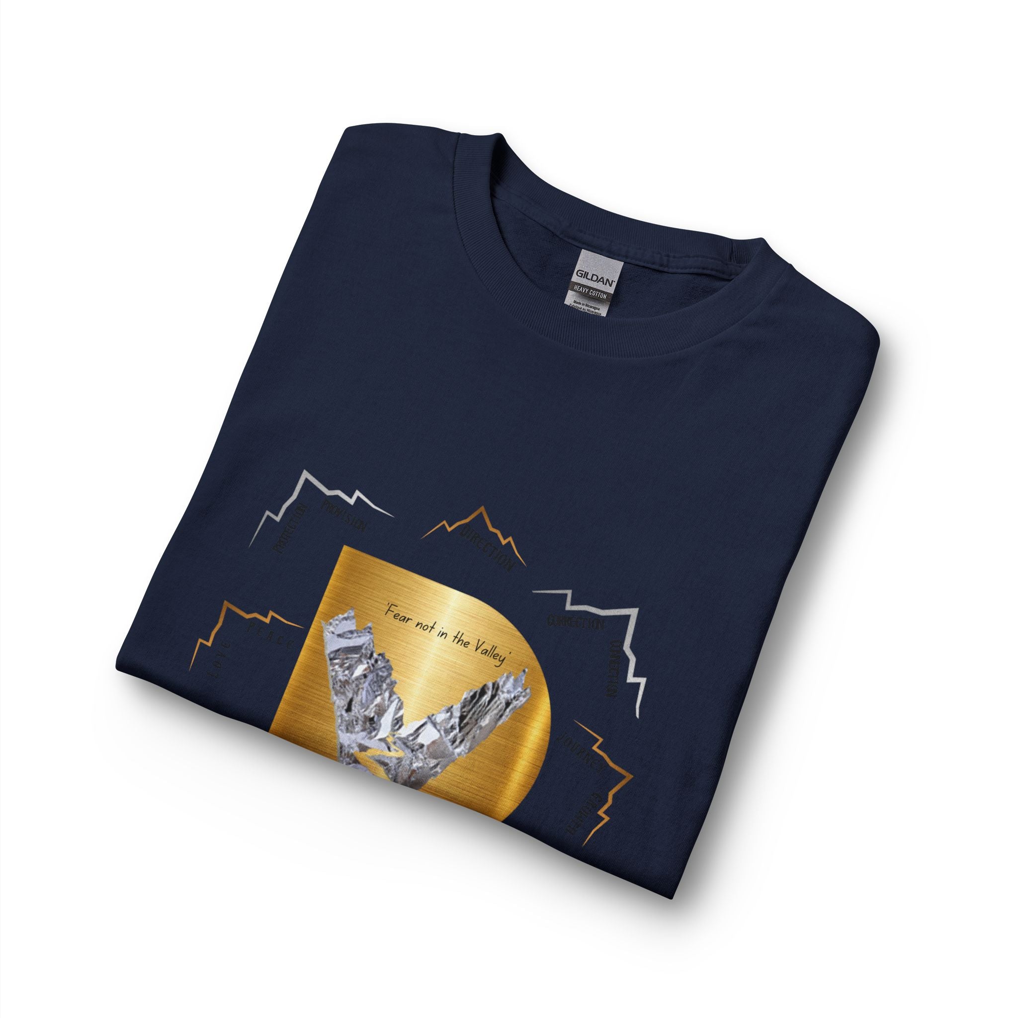 Long Sleeve — "Psalm 23:4 Fear Not in the Valley” Graphic Tee (Song Lyrics Back)