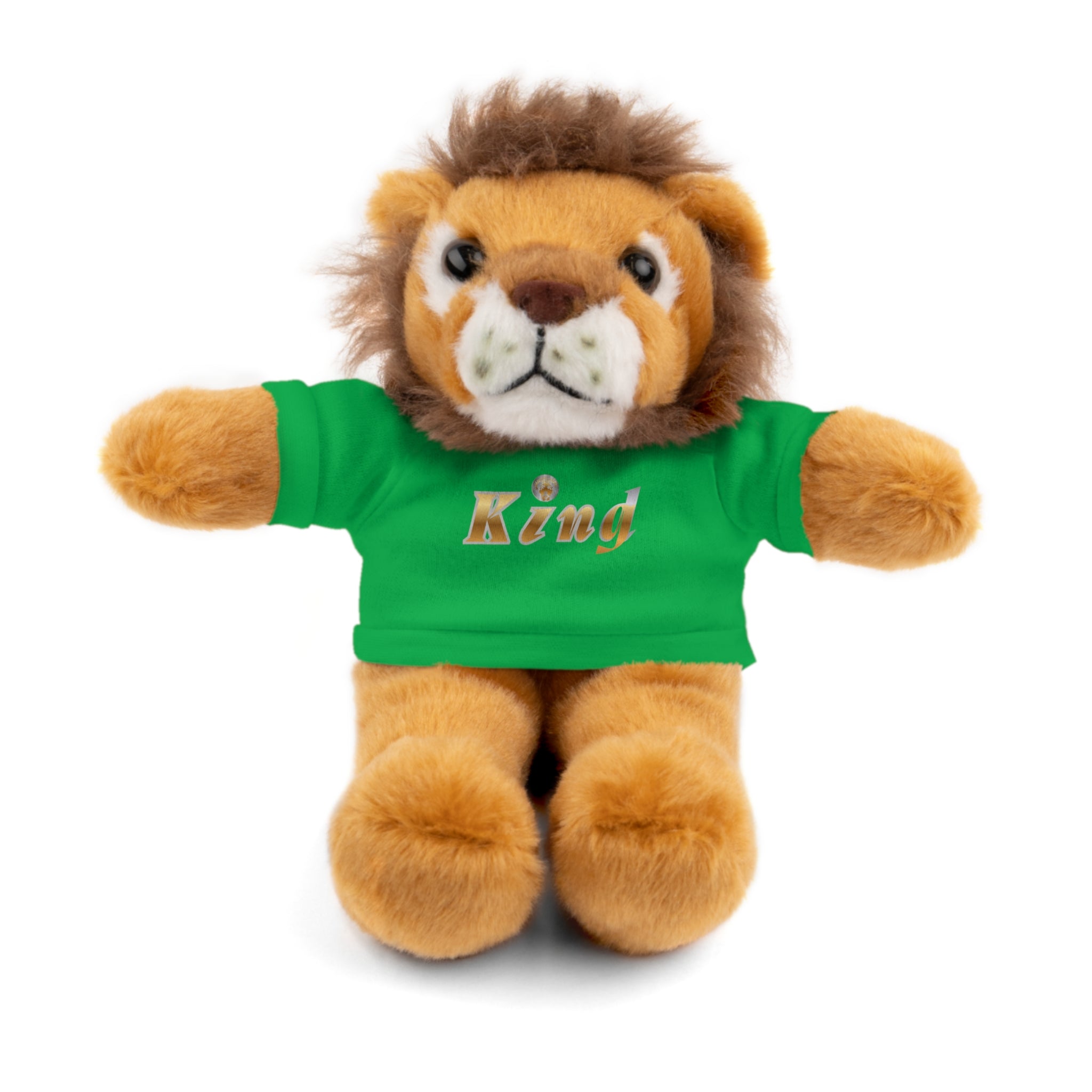 KindKing Teddy Bear with 'KindKing' Tee – Plush Stuffed Animal Gift