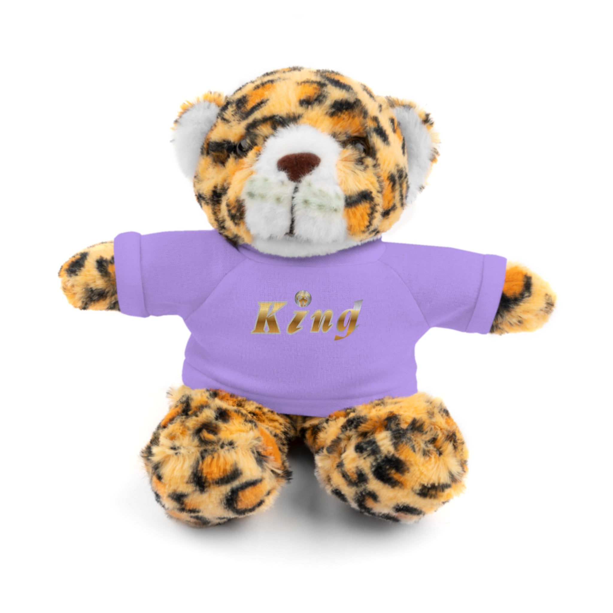 KindKing Teddy Bear with 'KindKing' Tee – Plush Stuffed Animal Gift