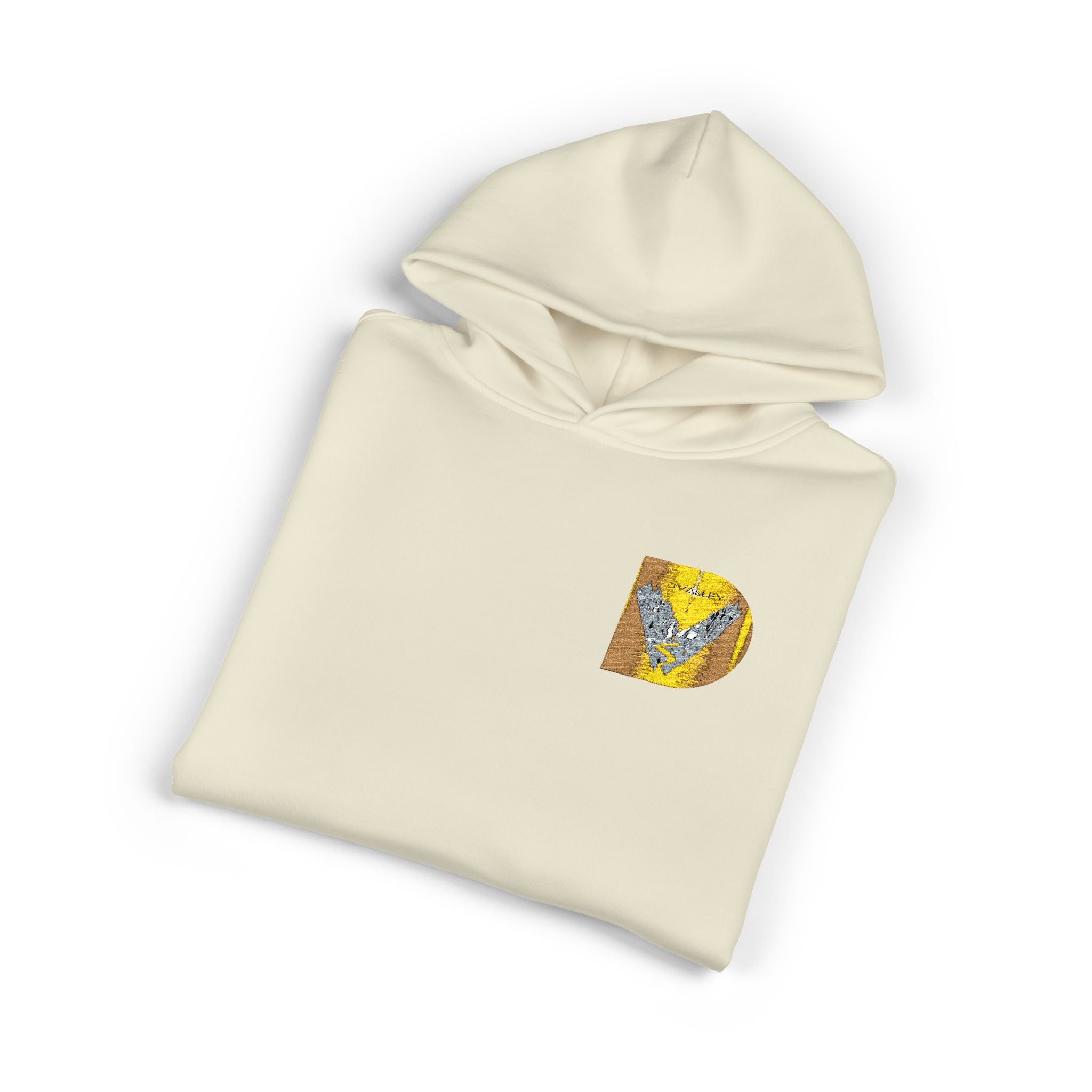 Gold Sequin D Initial Hoodie — Personalized Letter Pullover
