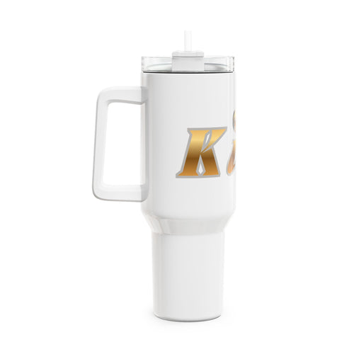 40oz KindKing Tumbler – Gold Script Stainless Travel Tumbler