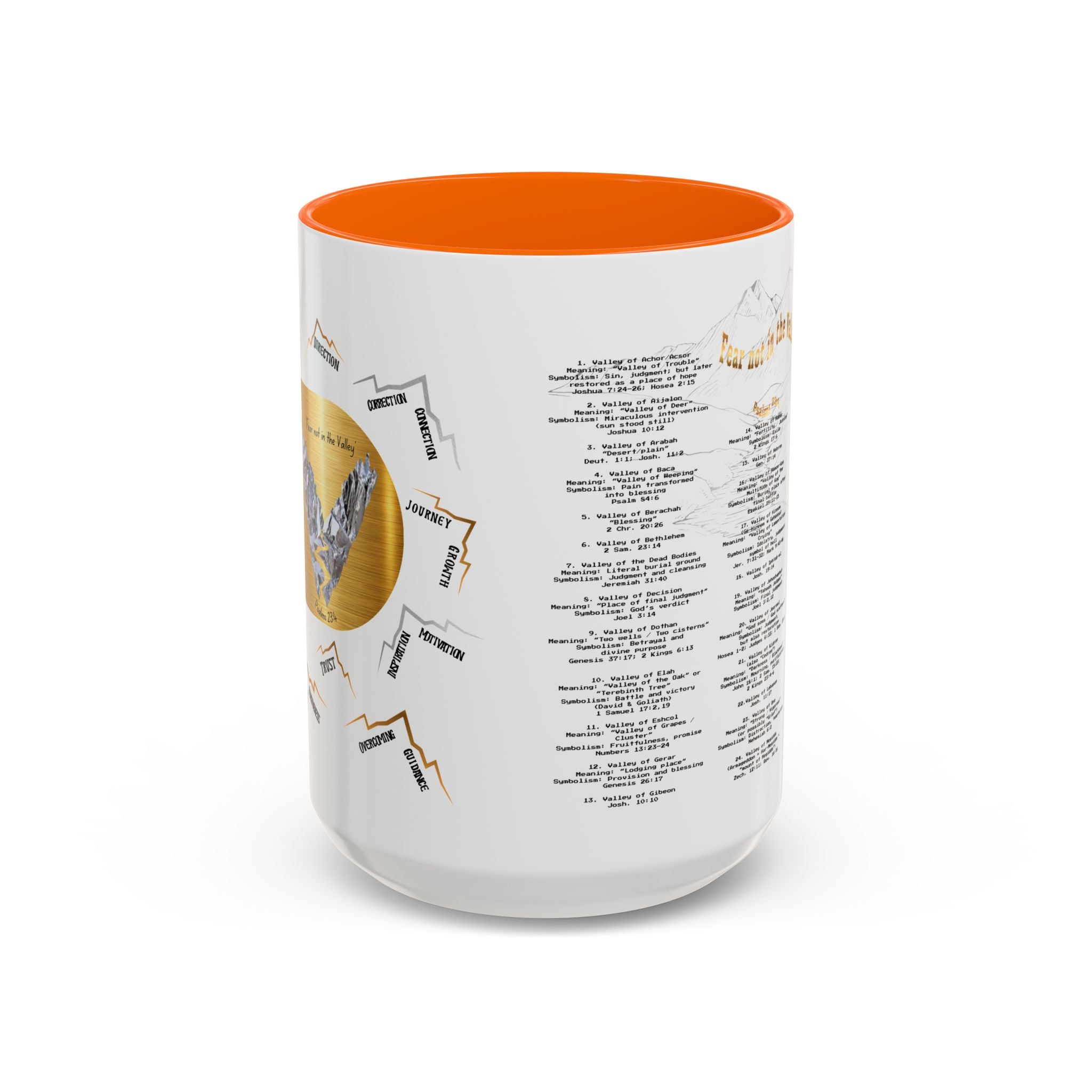Coffee Mug — "Down in the Valley" Lyrics Accent Mug (11/15oz)