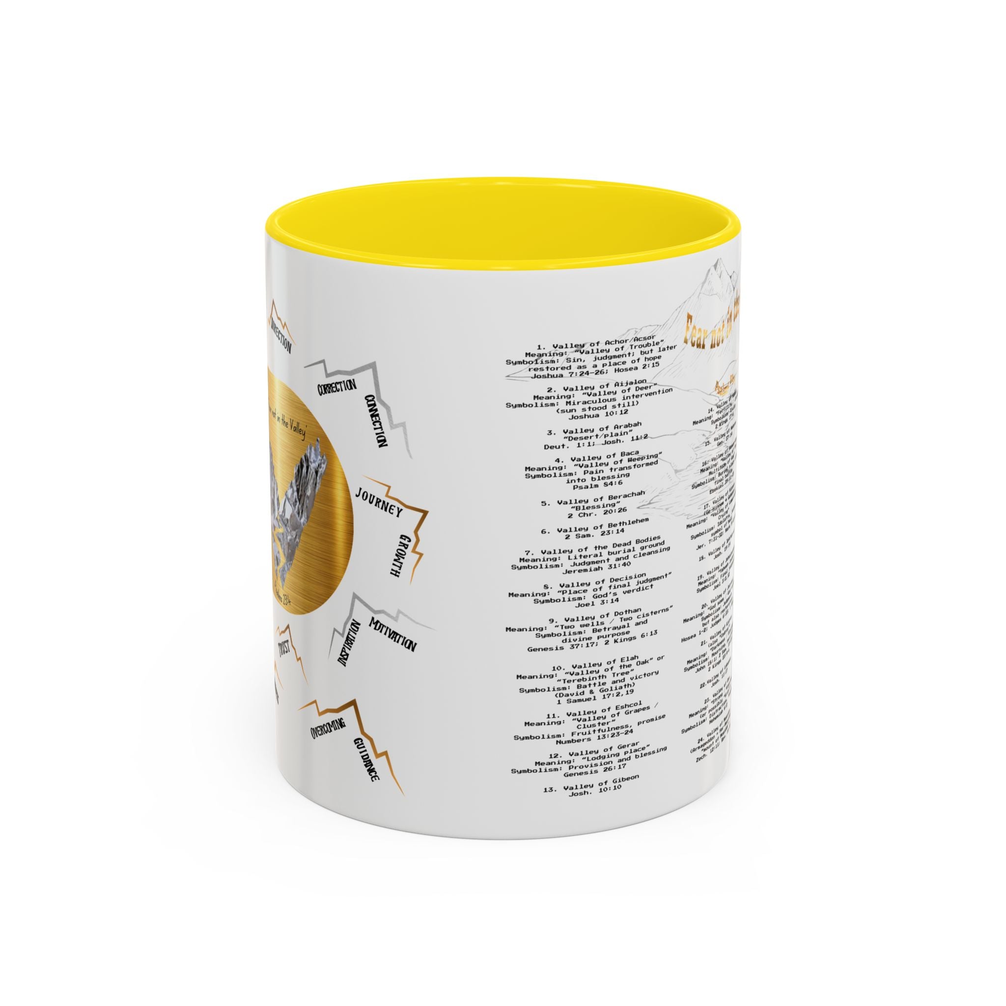 Coffee Mug — "Down in the Valley" Lyrics Accent Mug (11/15oz)