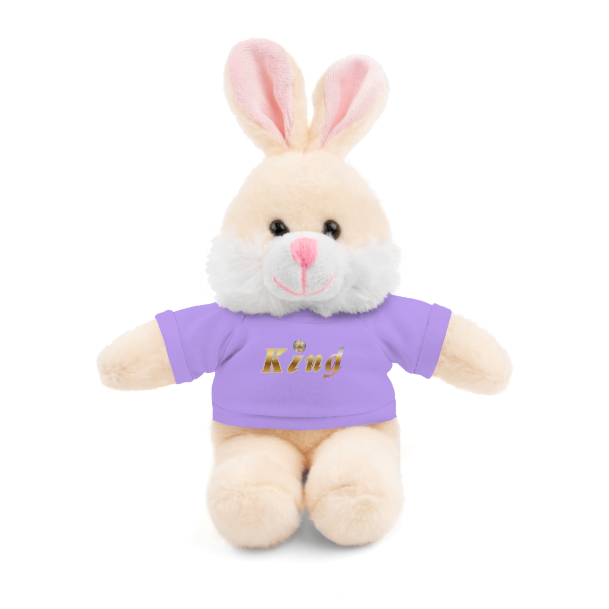 KindKing Teddy Bear with 'KindKing' Tee – Plush Stuffed Animal Gift