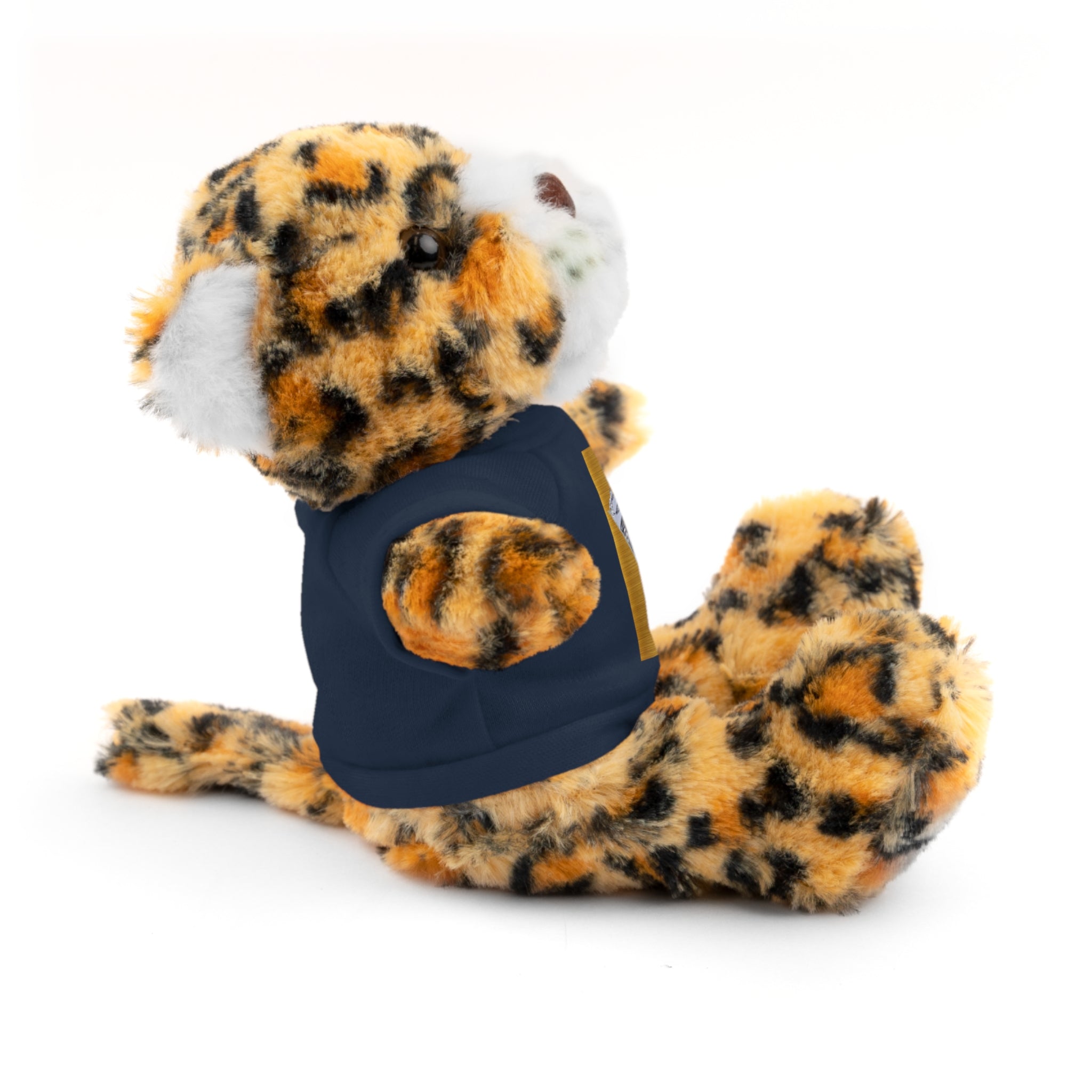 Teddy Bear with 'D'Valley' Gold Heart Tee — Cute Plush Gift for Kids & Loved Ones