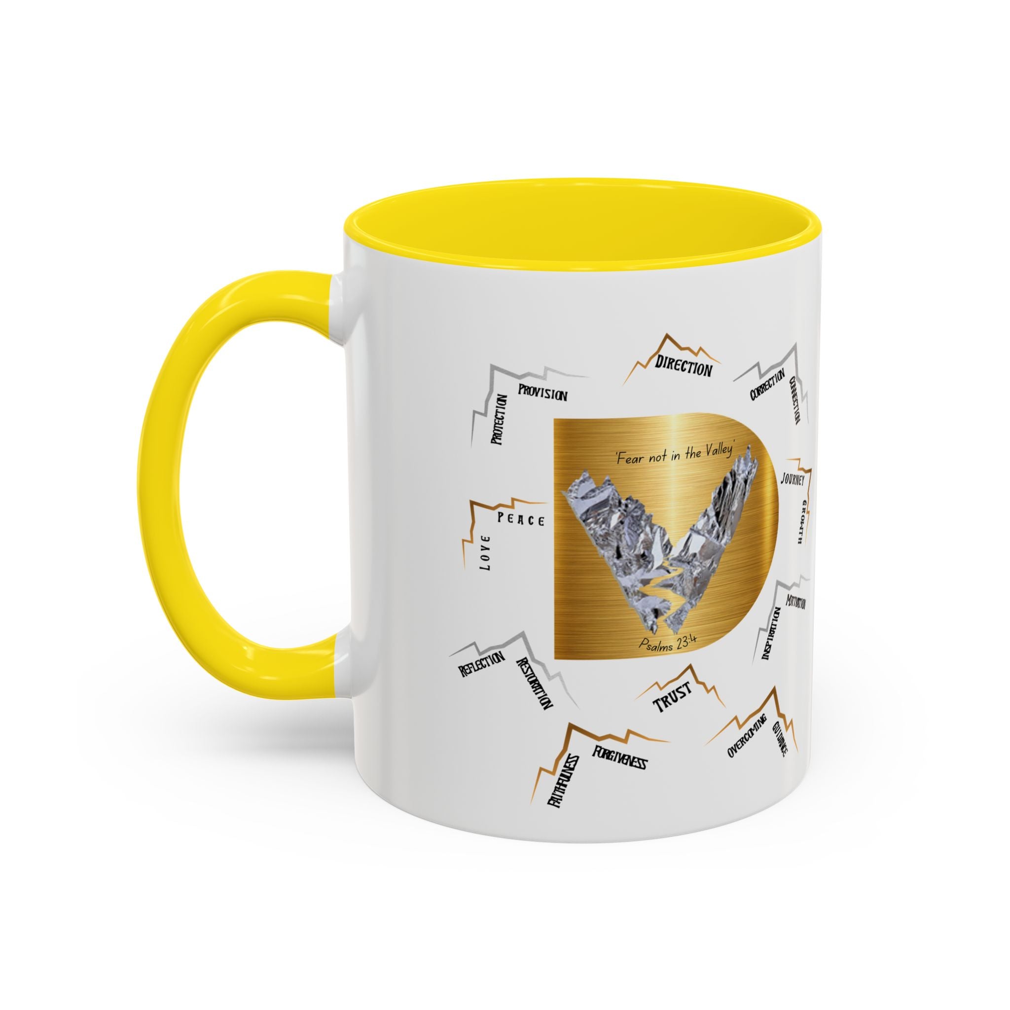Coffee Mug — "Down in the Valley" Lyrics Accent Mug (11/15oz)