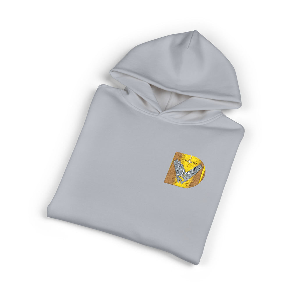 Gold Sequin D Initial Hoodie — Personalized Letter Pullover