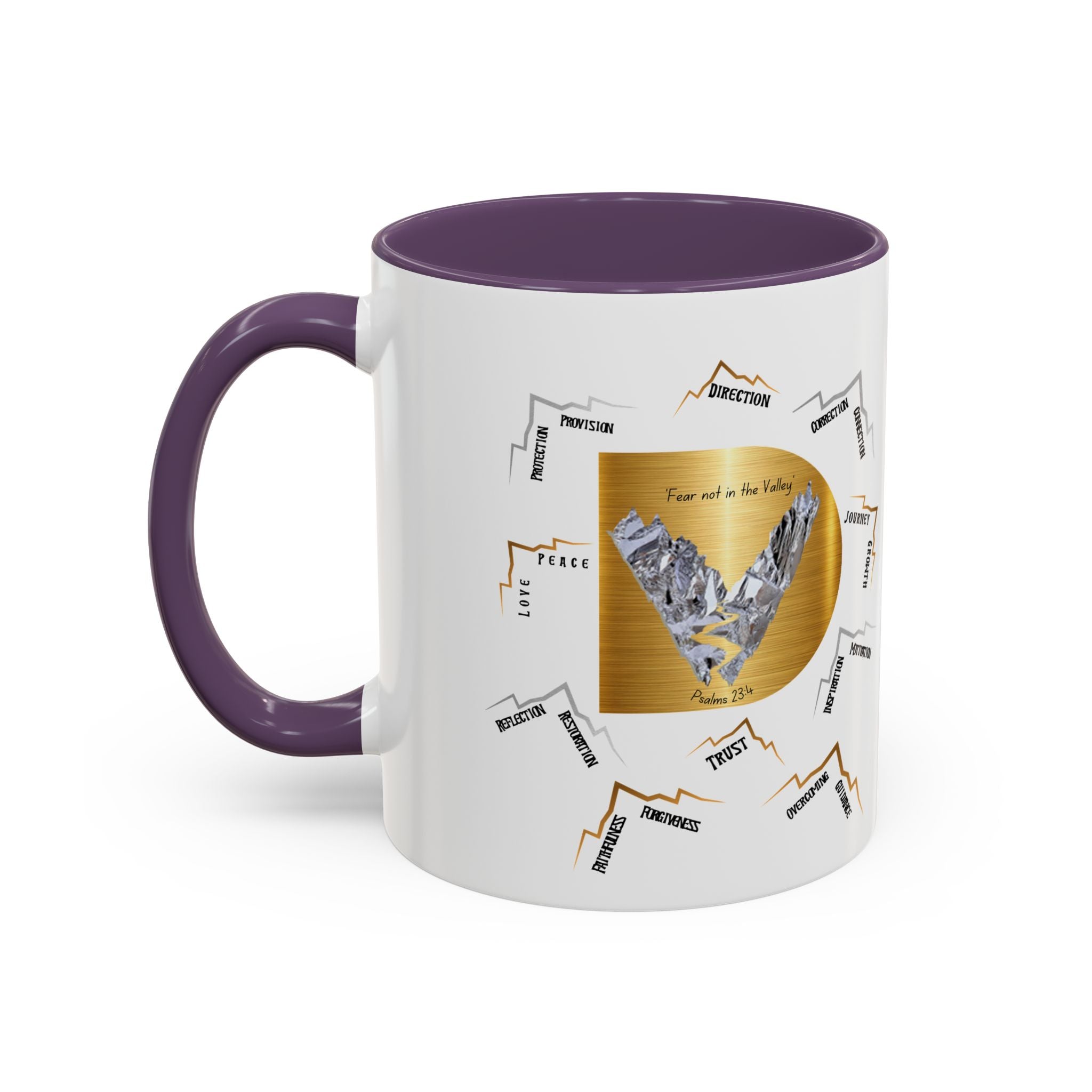 Coffee Mug — "Down in the Valley" Lyrics Accent Mug (11/15oz)