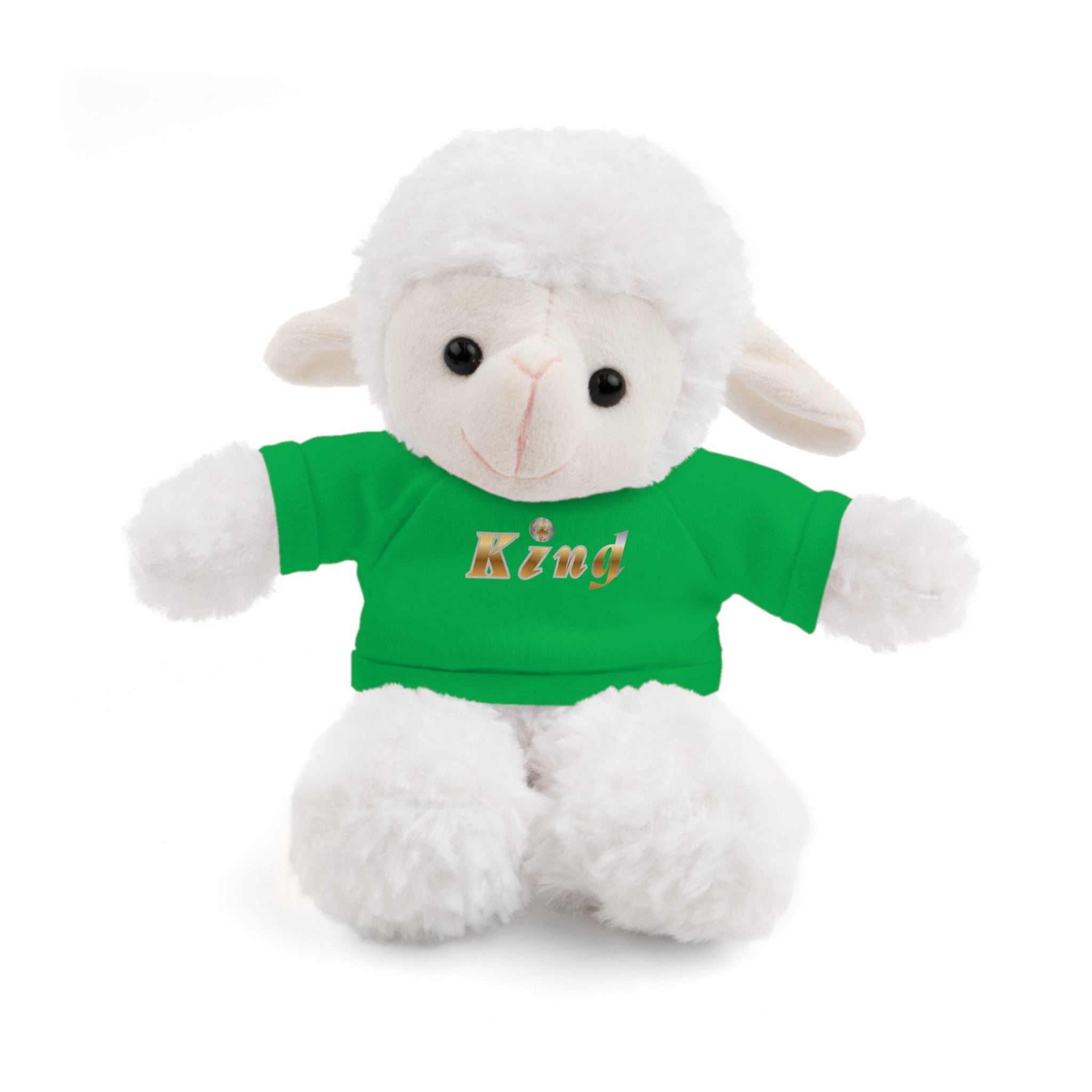 KindKing Teddy Bear with 'KindKing' Tee – Plush Stuffed Animal Gift