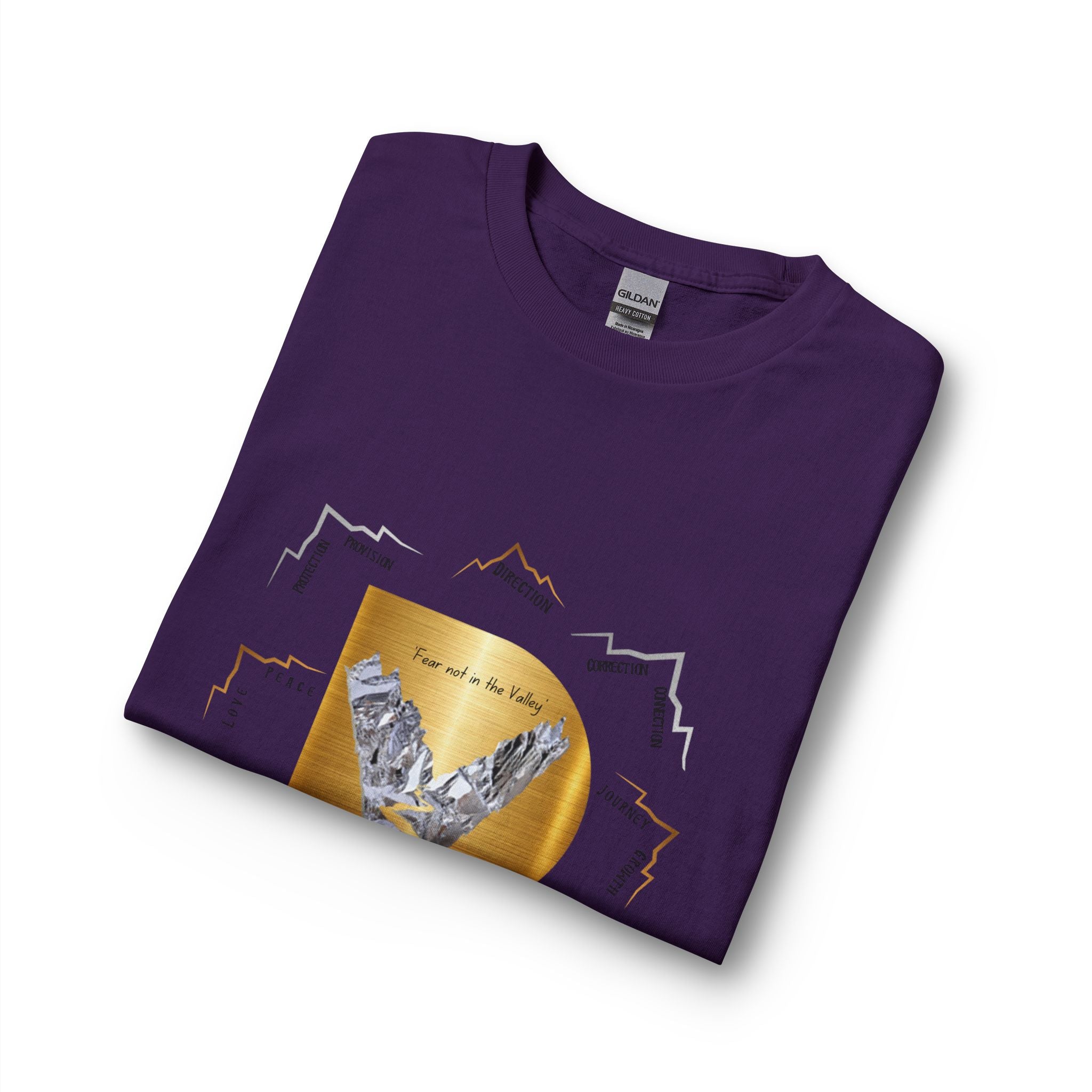 Long Sleeve — "Psalm 23:4 Fear Not in the Valley” Graphic Tee (Song Lyrics Back)