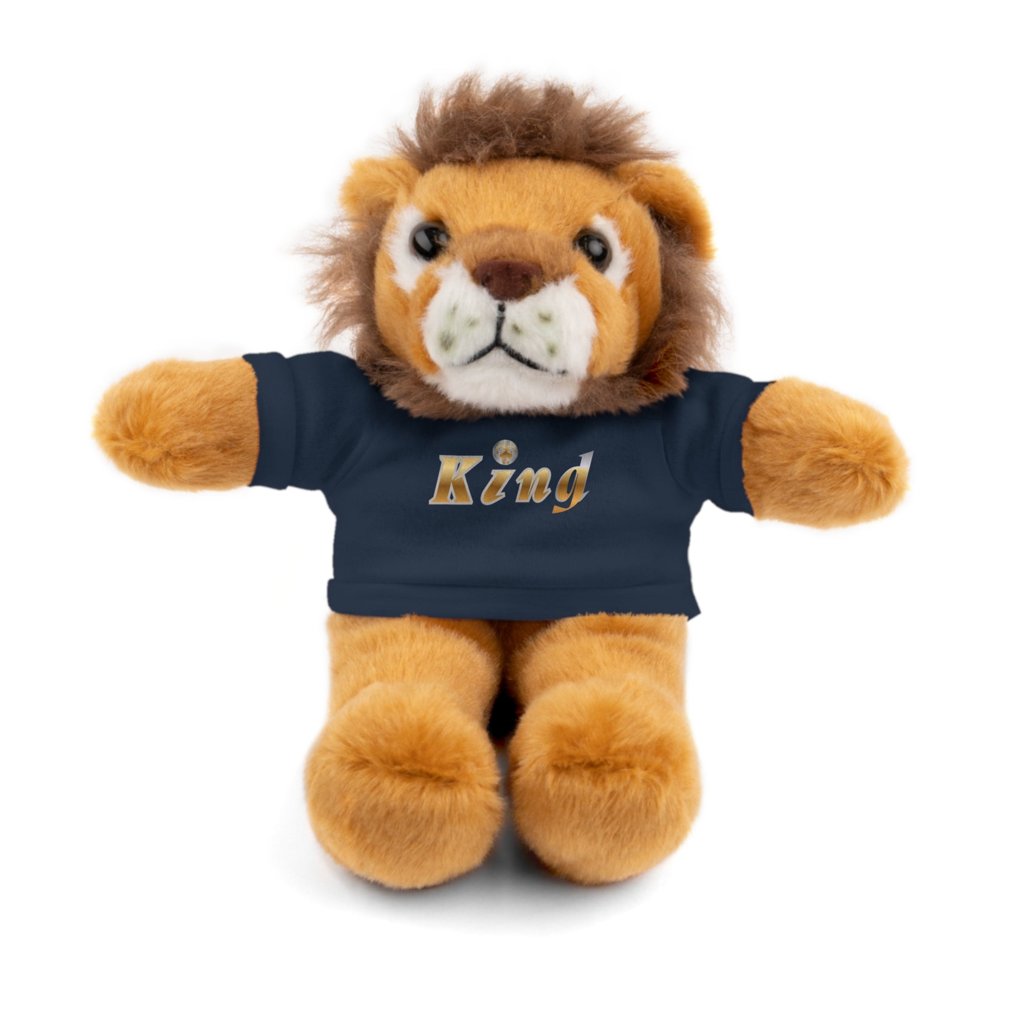 KindKing Teddy Bear with 'KindKing' Tee – Plush Stuffed Animal Gift