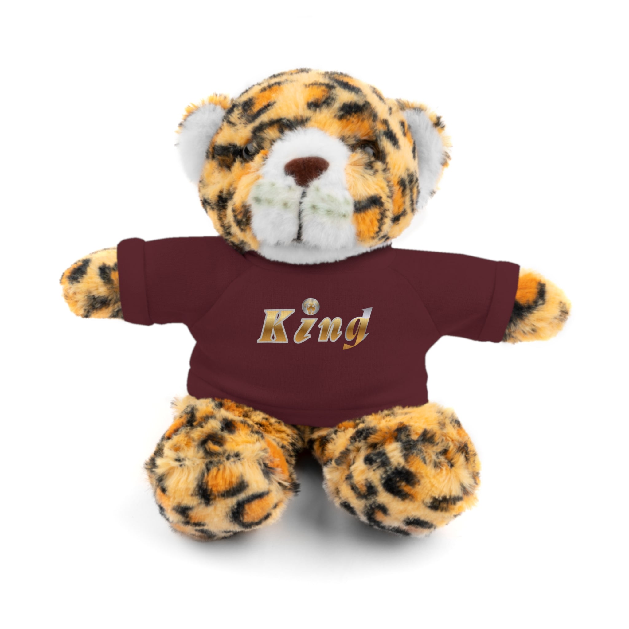 KindKing Teddy Bear with 'KindKing' Tee – Plush Stuffed Animal Gift
