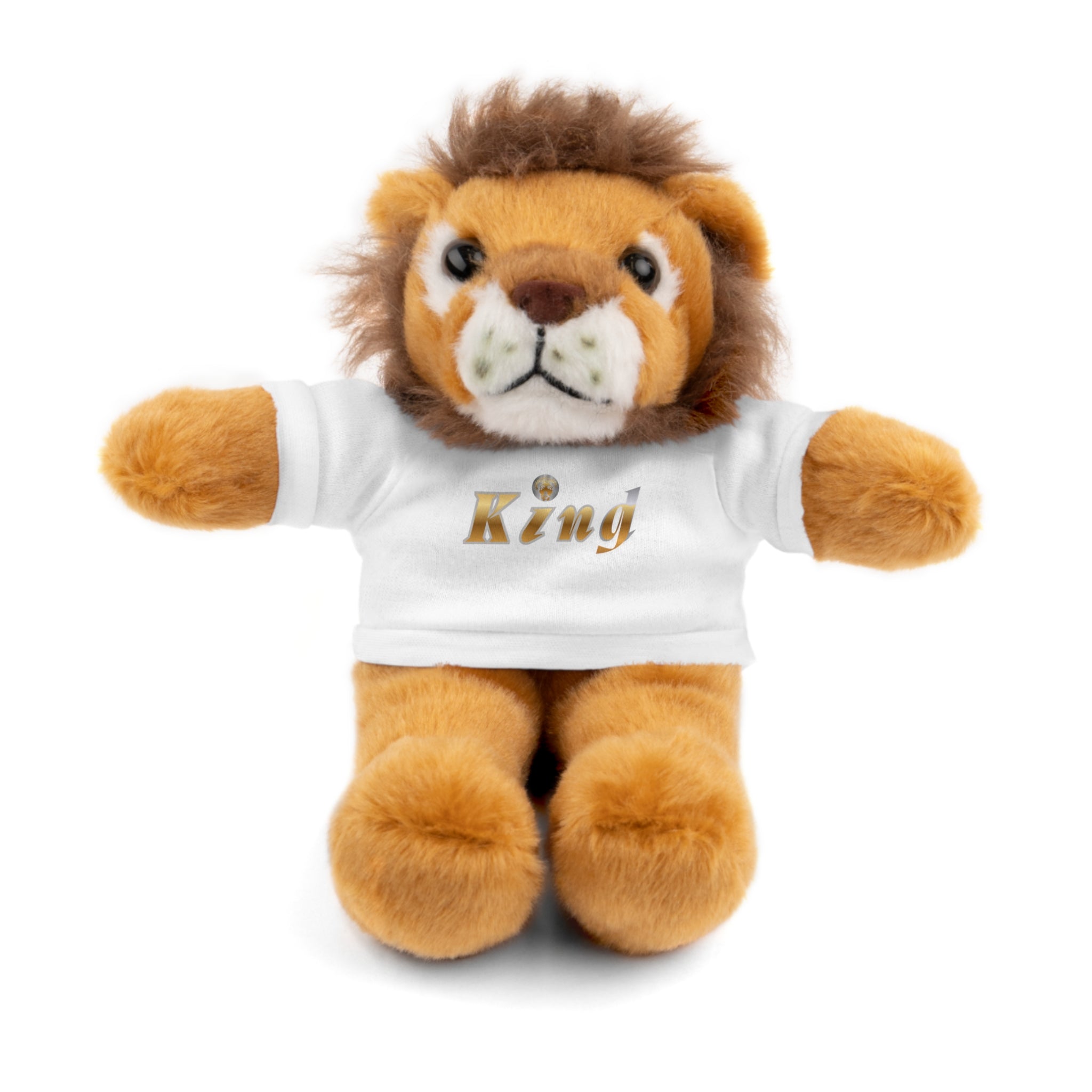 KindKing Teddy Bear with 'KindKing' Tee – Plush Stuffed Animal Gift