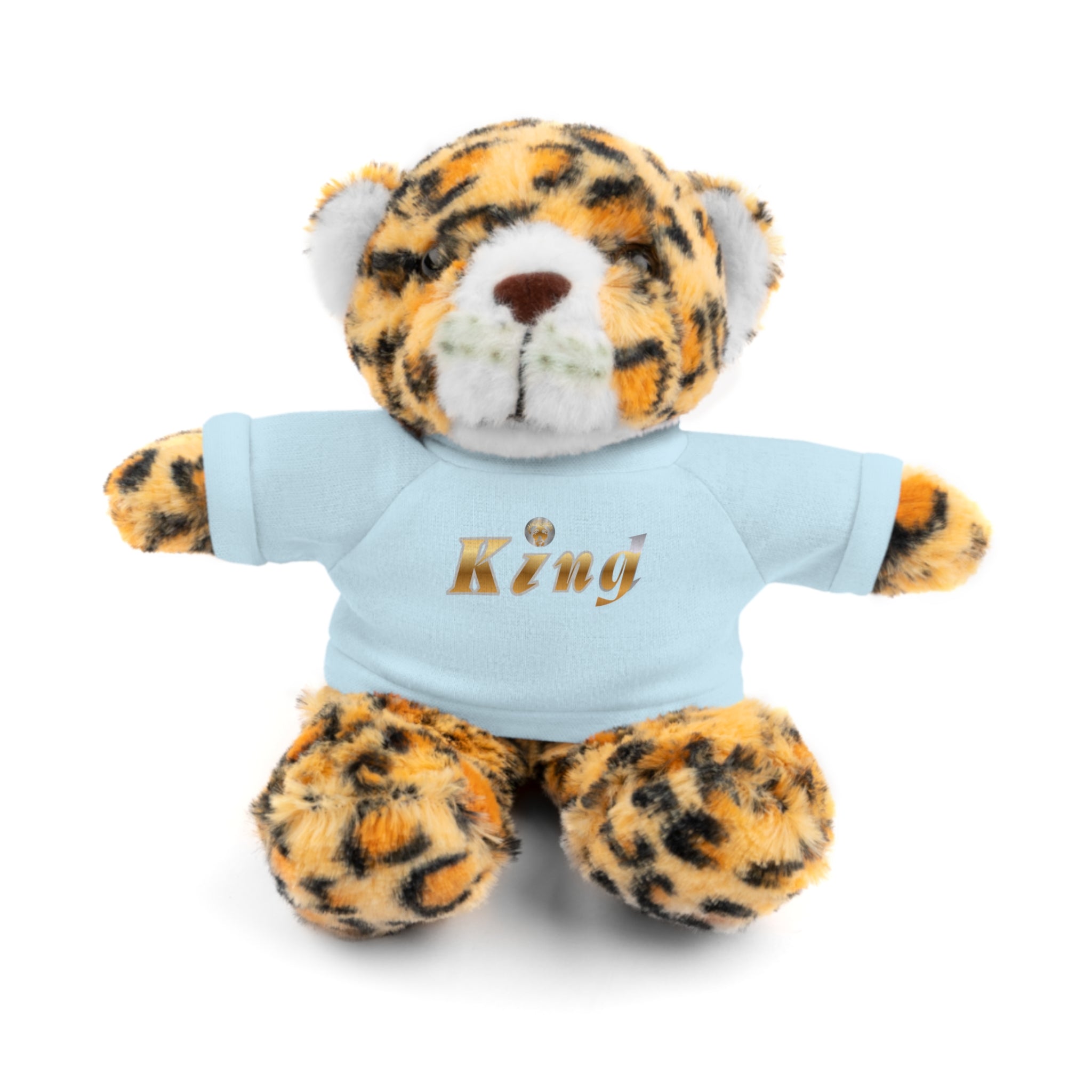 KindKing Teddy Bear with 'KindKing' Tee – Plush Stuffed Animal Gift