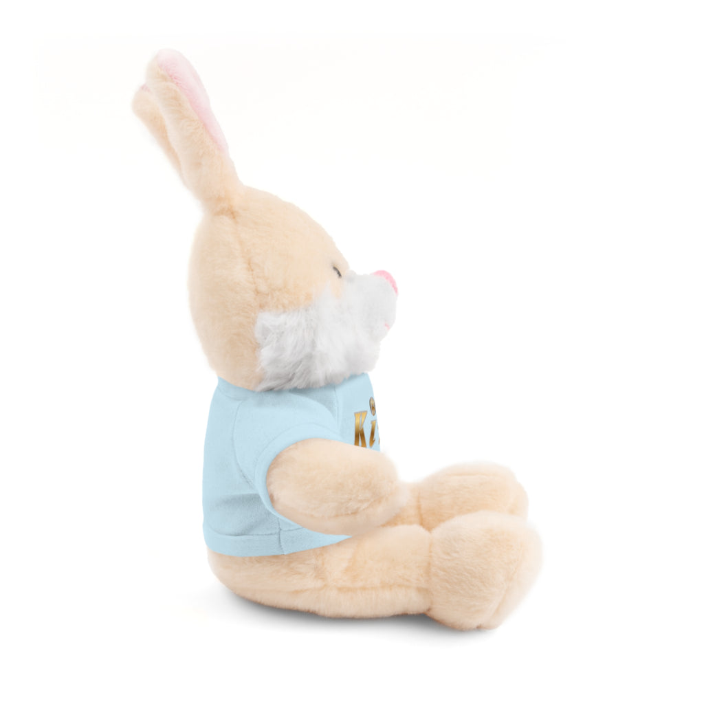 KindKing Teddy Bear with 'KindKing' Tee – Plush Stuffed Animal Gift