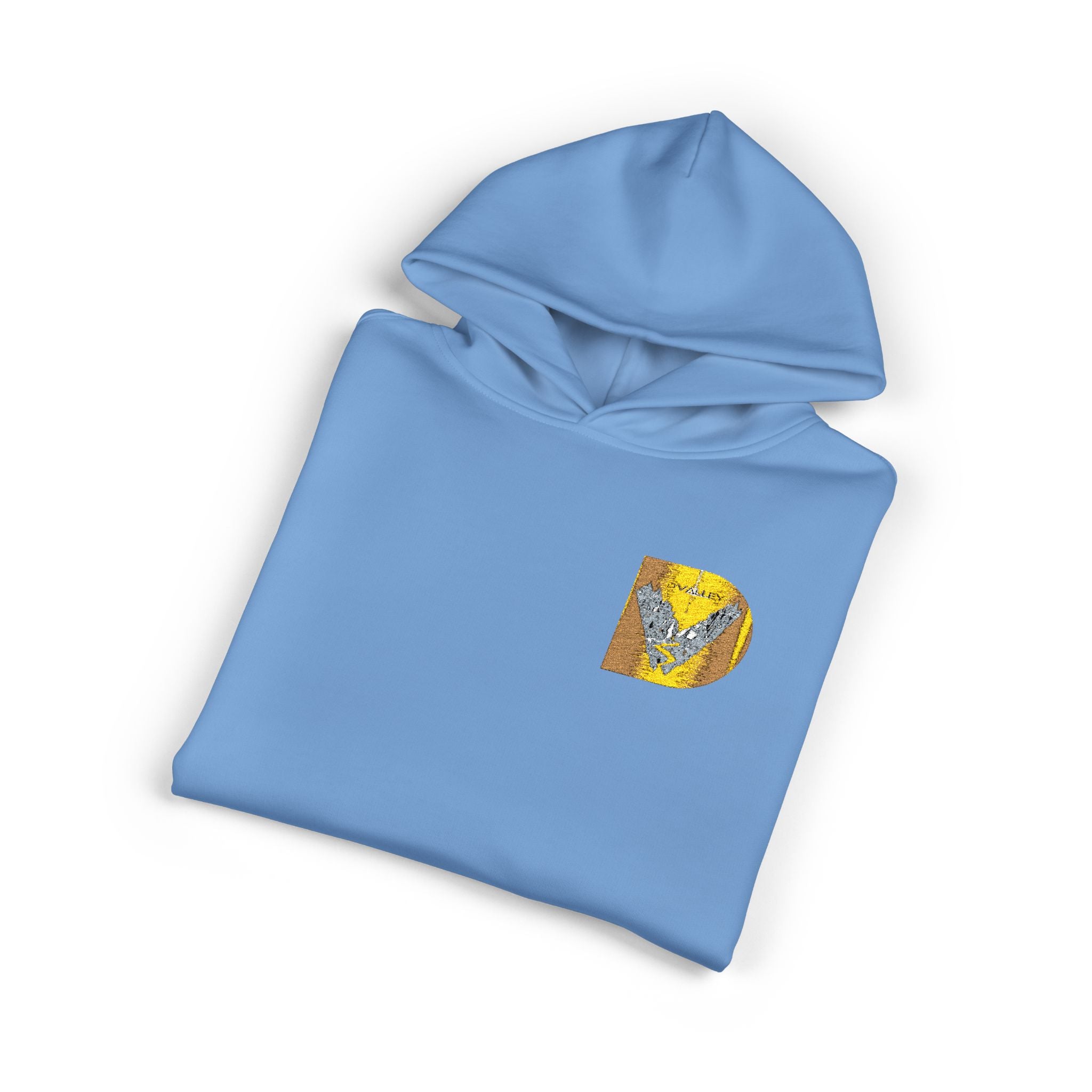 Gold Sequin D Initial Hoodie — Personalized Letter Pullover