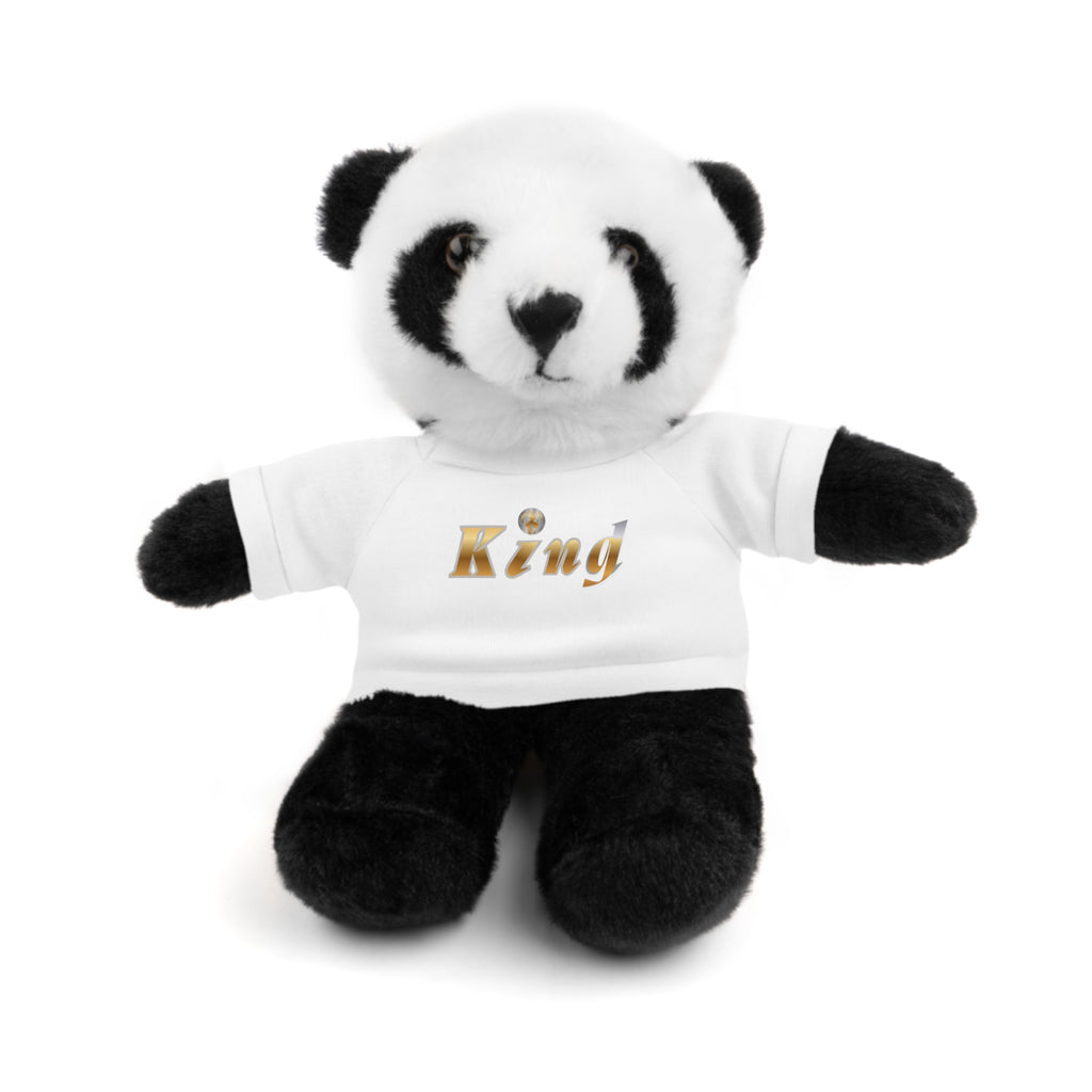 KindKing Teddy Bear with 'KindKing' Tee – Plush Stuffed Animal Gift