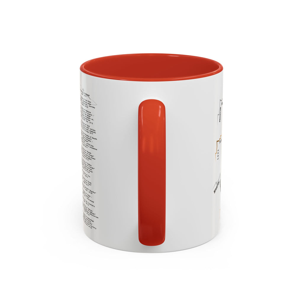 Coffee Mug — "Down in the Valley" Lyrics Accent Mug (11/15oz)