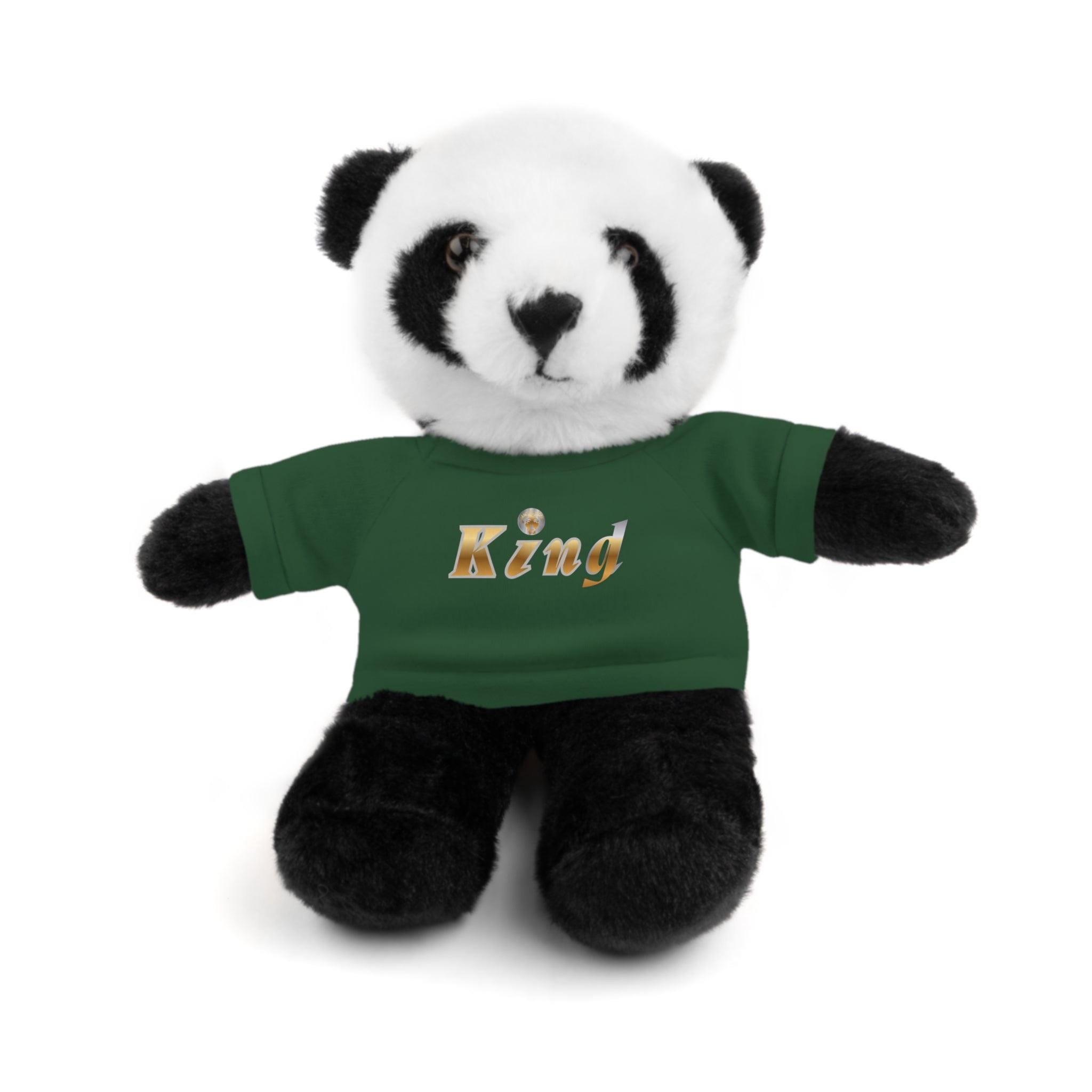 KindKing Teddy Bear with 'KindKing' Tee – Plush Stuffed Animal Gift