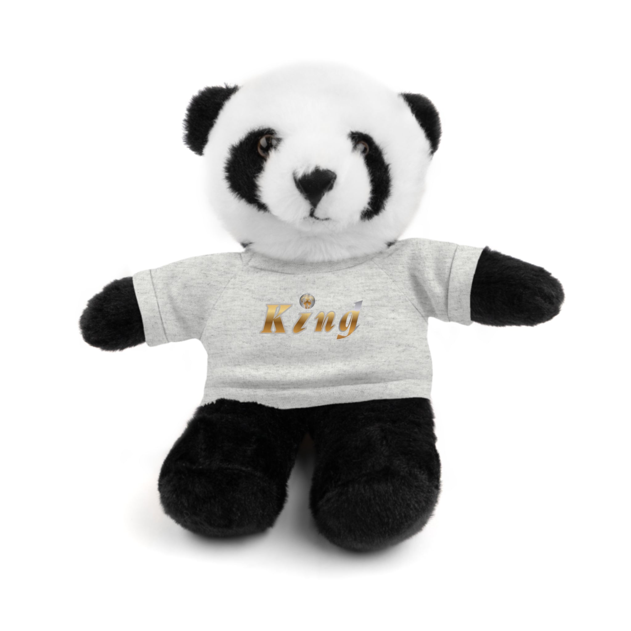 KindKing Teddy Bear with 'KindKing' Tee – Plush Stuffed Animal Gift