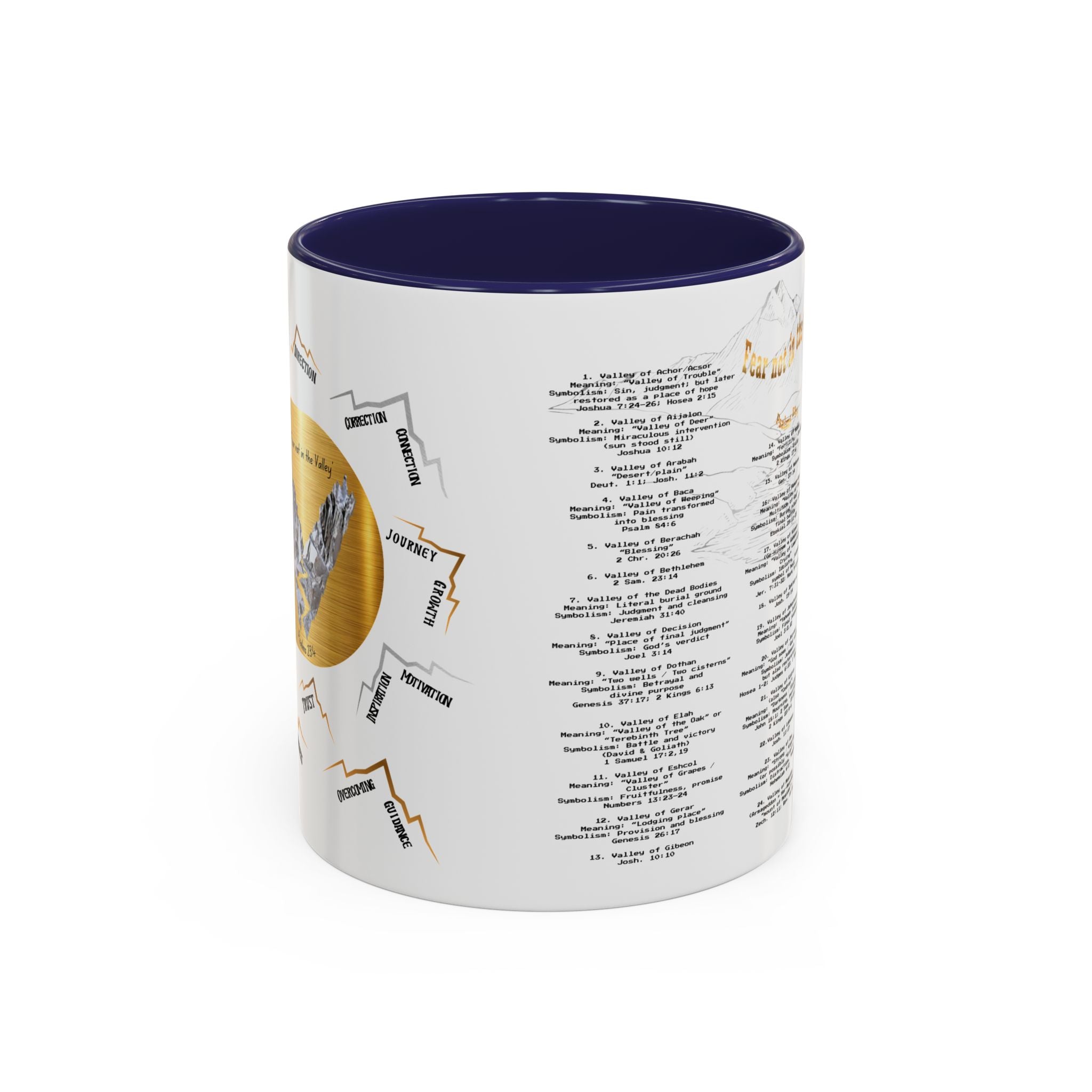 Coffee Mug — "Down in the Valley" Lyrics Accent Mug (11/15oz)