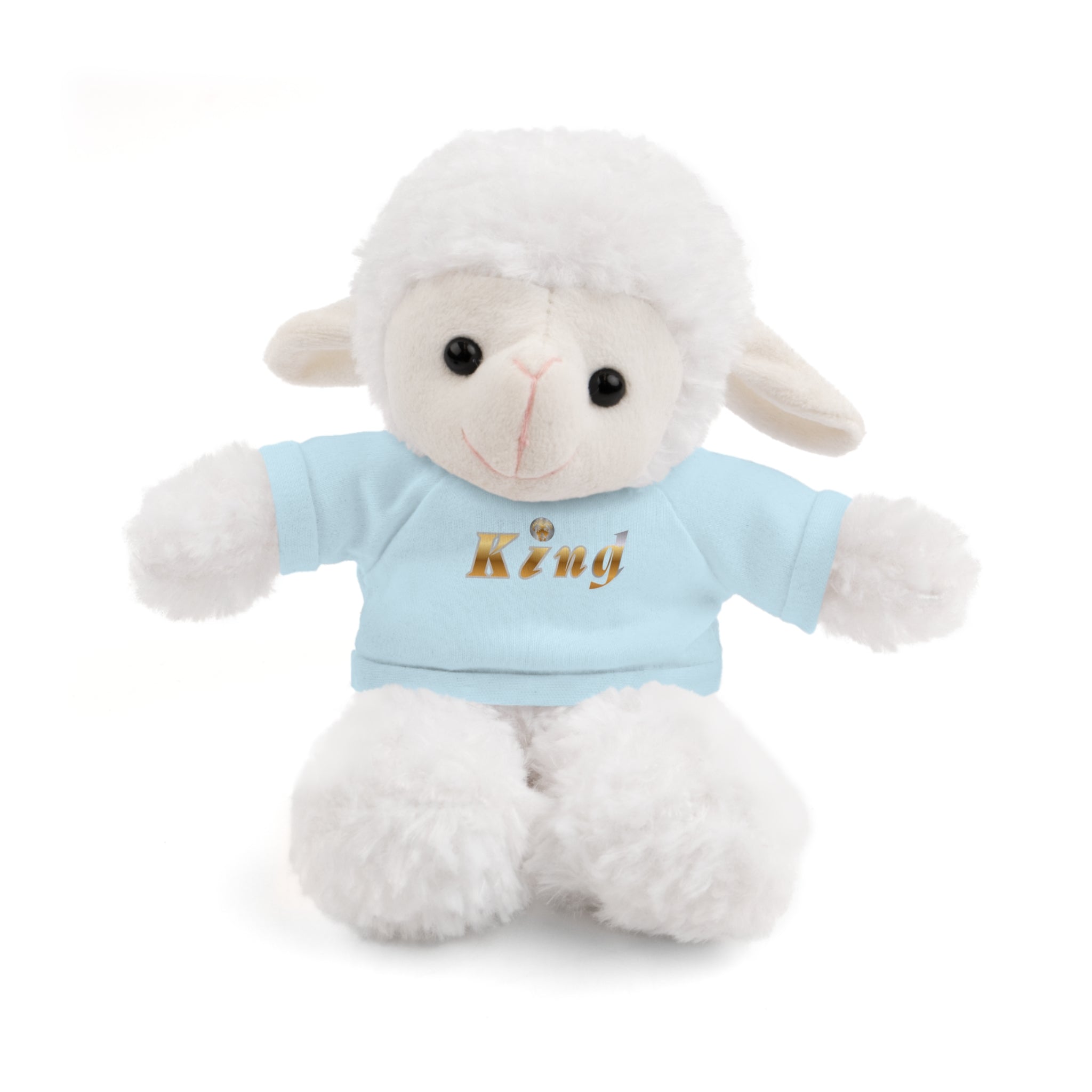 KindKing Teddy Bear with 'KindKing' Tee – Plush Stuffed Animal Gift