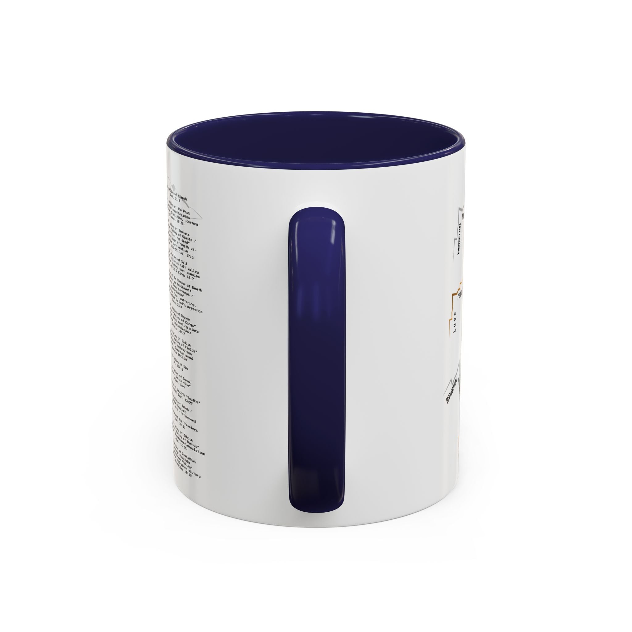 Coffee Mug — "Down in the Valley" Lyrics Accent Mug (11/15oz)