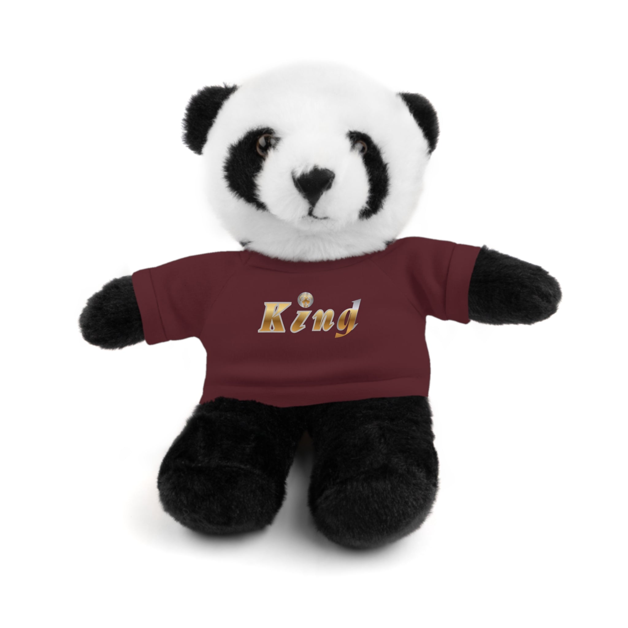 KindKing Teddy Bear with 'KindKing' Tee – Plush Stuffed Animal Gift
