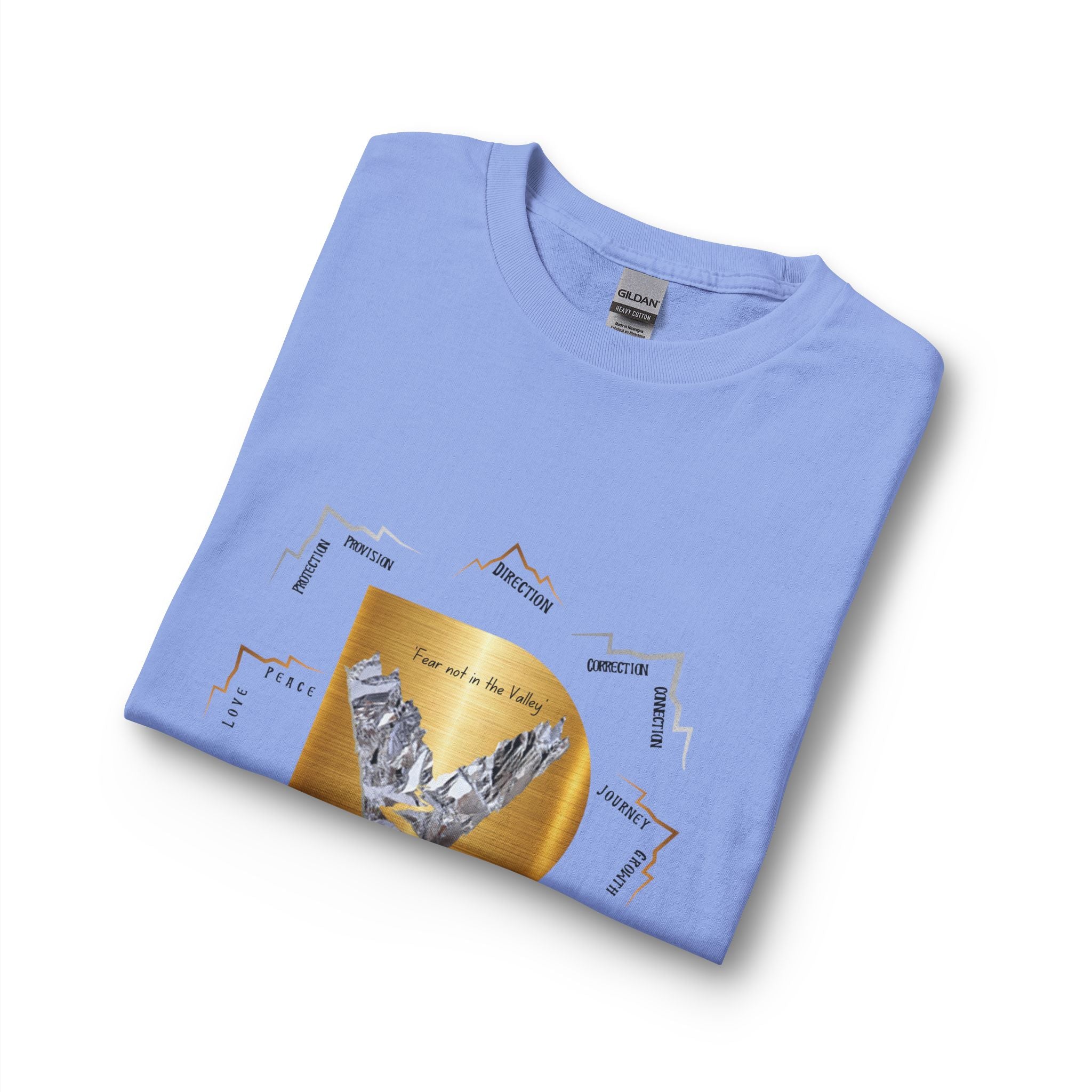 Long Sleeve — "Psalm 23:4 Fear Not in the Valley” Graphic Tee (Song Lyrics Back)