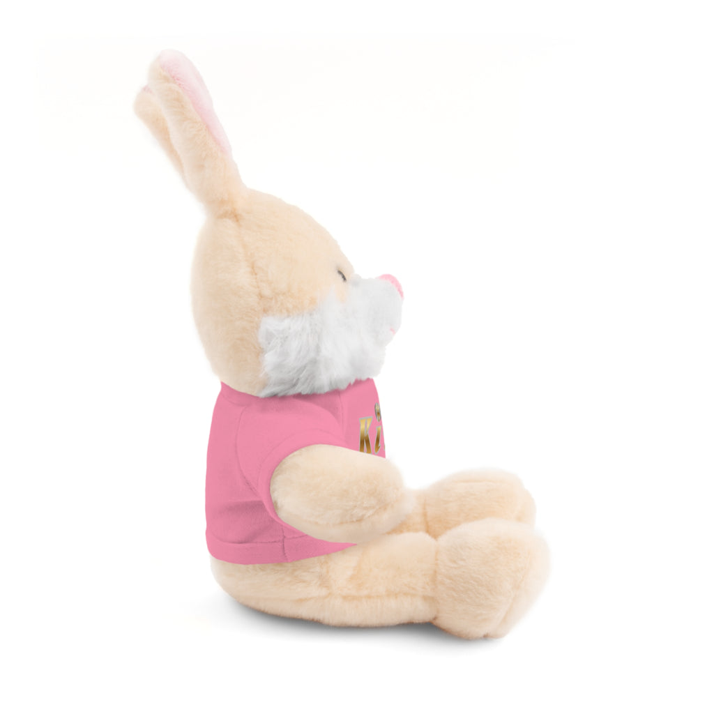 KindKing Teddy Bear with 'KindKing' Tee – Plush Stuffed Animal Gift