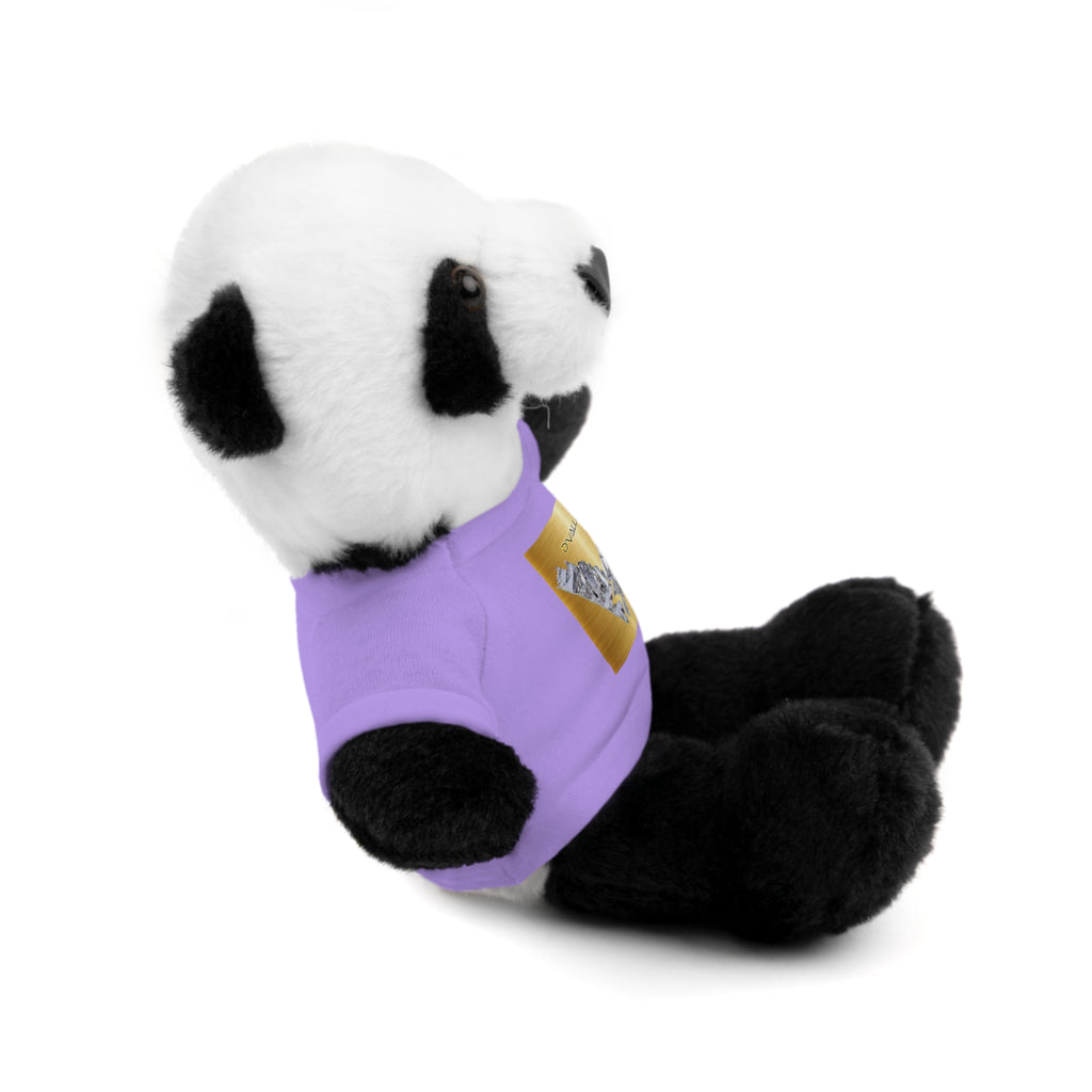 Teddy Bear with 'D'Valley' Gold Heart Tee — Cute Plush Gift for Kids & Loved Ones