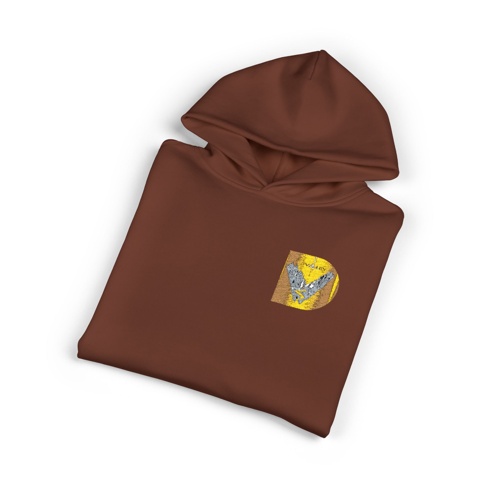 Gold Sequin D Initial Hoodie — Personalized Letter Pullover