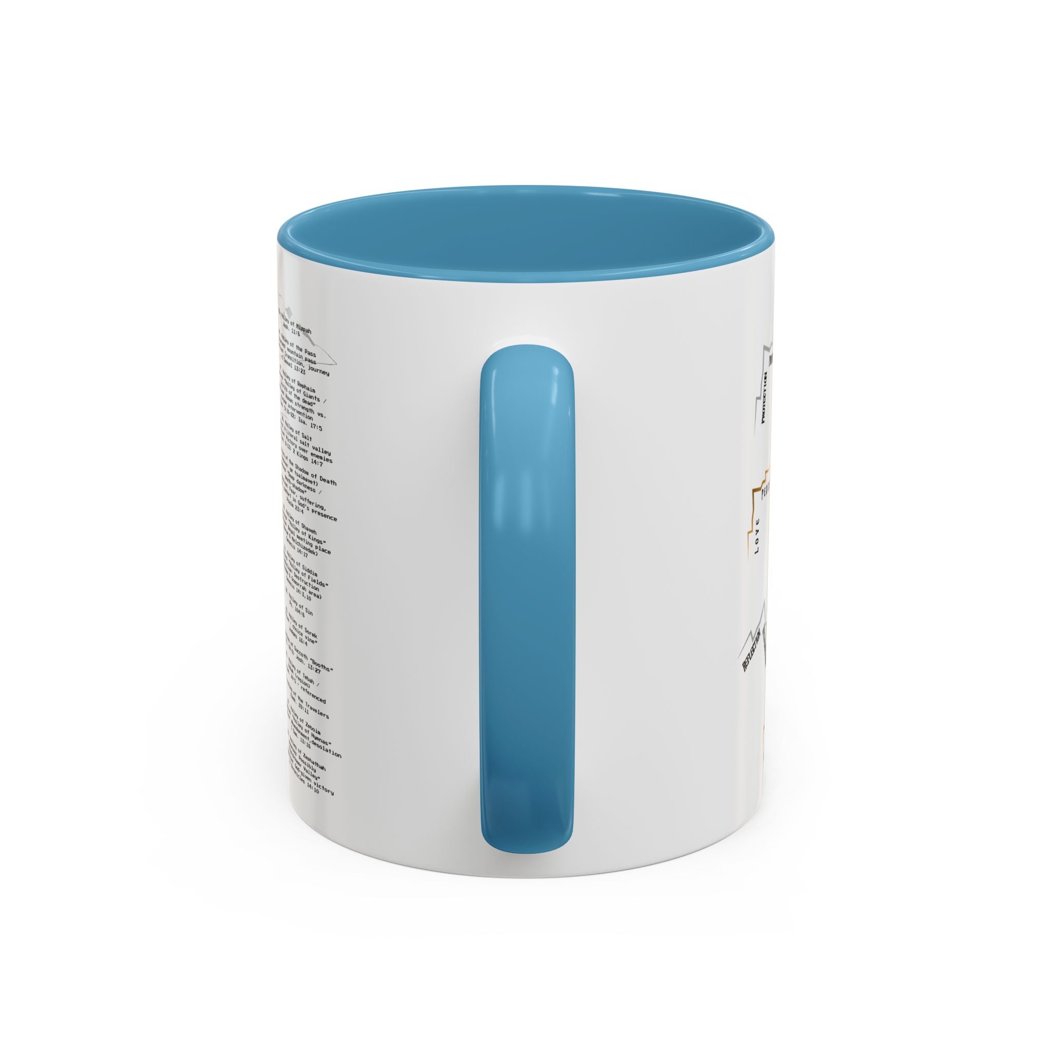 Coffee Mug — "Down in the Valley" Lyrics Accent Mug (11/15oz)