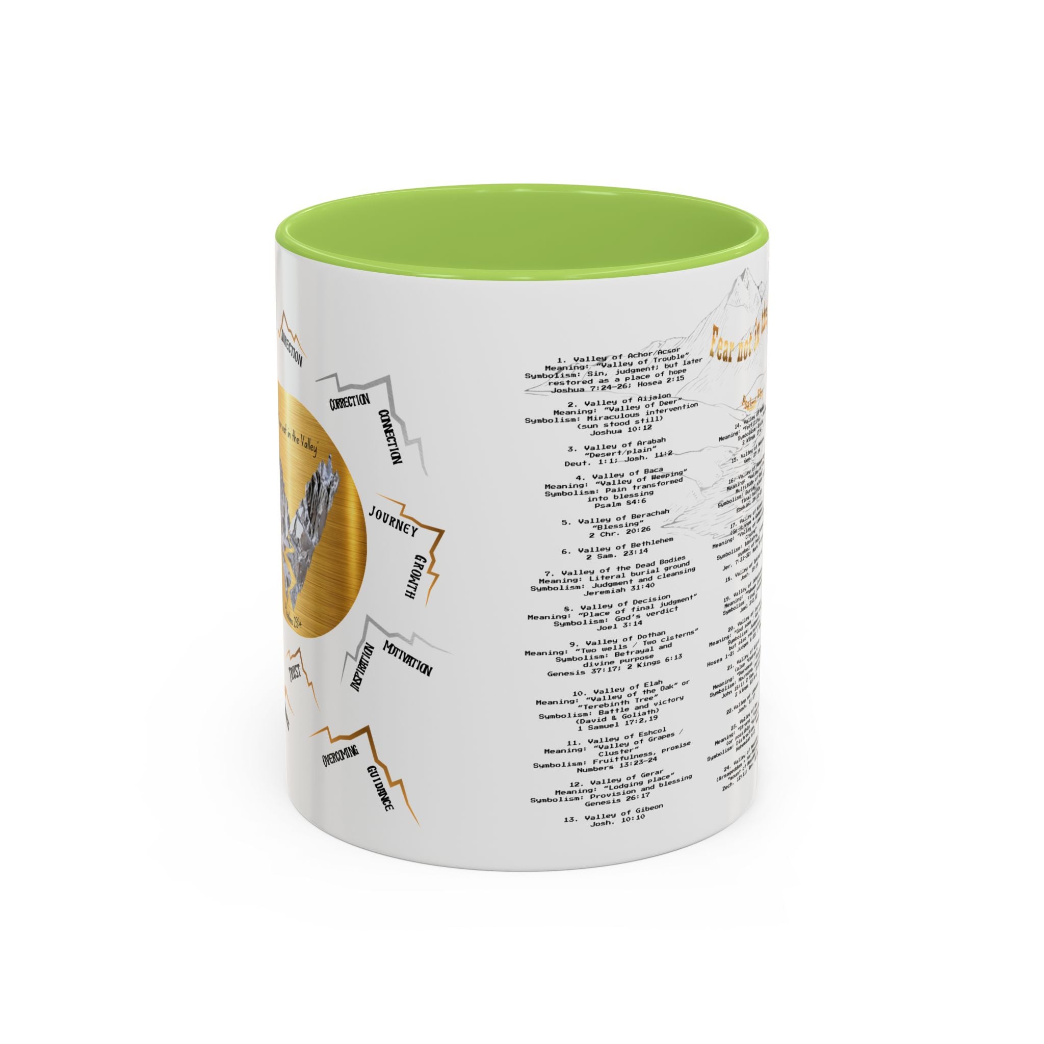 Coffee Mug — "Down in the Valley" Lyrics Accent Mug (11/15oz)