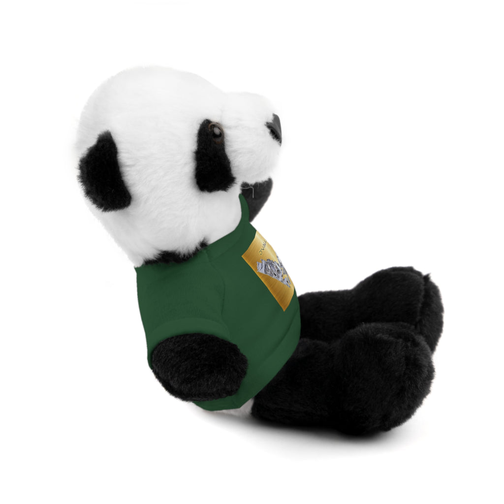 Teddy Bear with 'D'Valley' Gold Heart Tee — Cute Plush Gift for Kids & Loved Ones