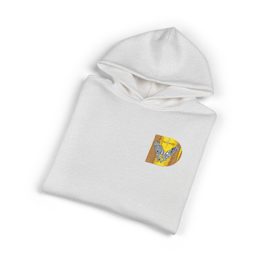 Gold Sequin D Initial Hoodie — Personalized Letter Pullover