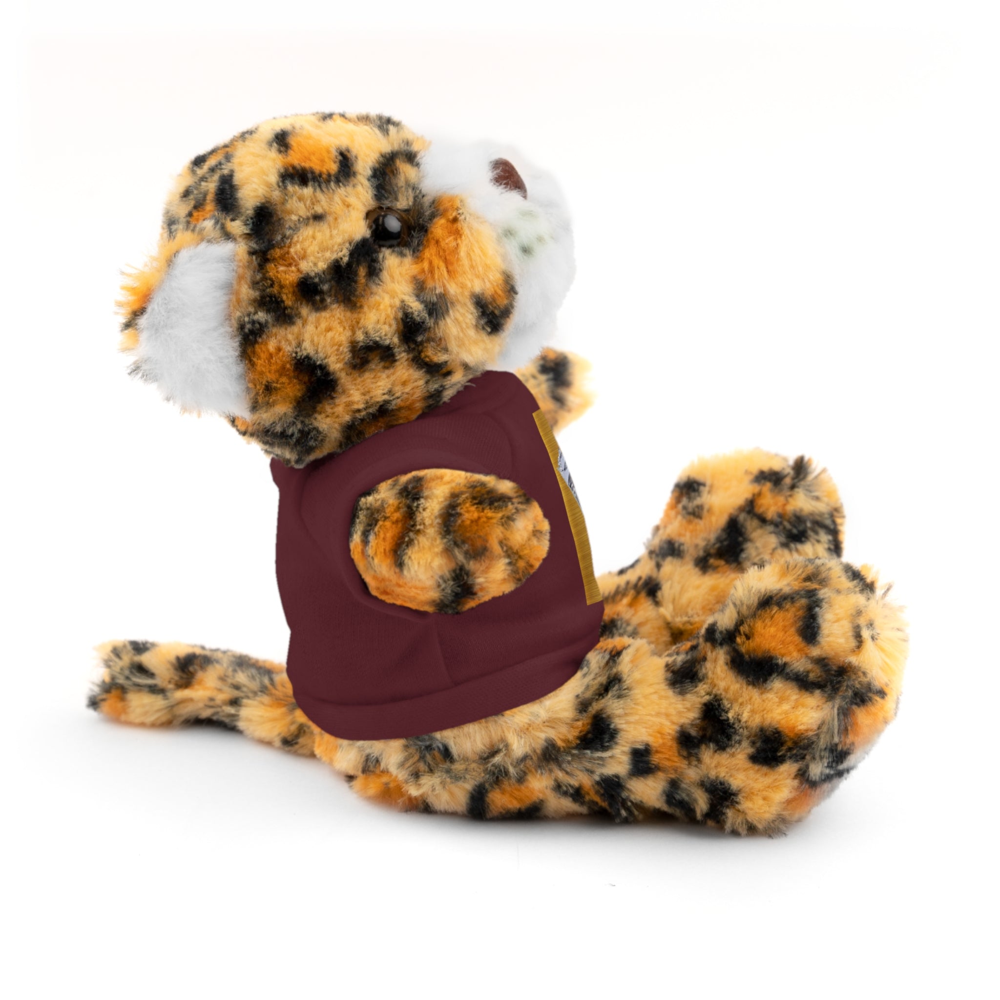 Teddy Bear with 'D'Valley' Gold Heart Tee — Cute Plush Gift for Kids & Loved Ones