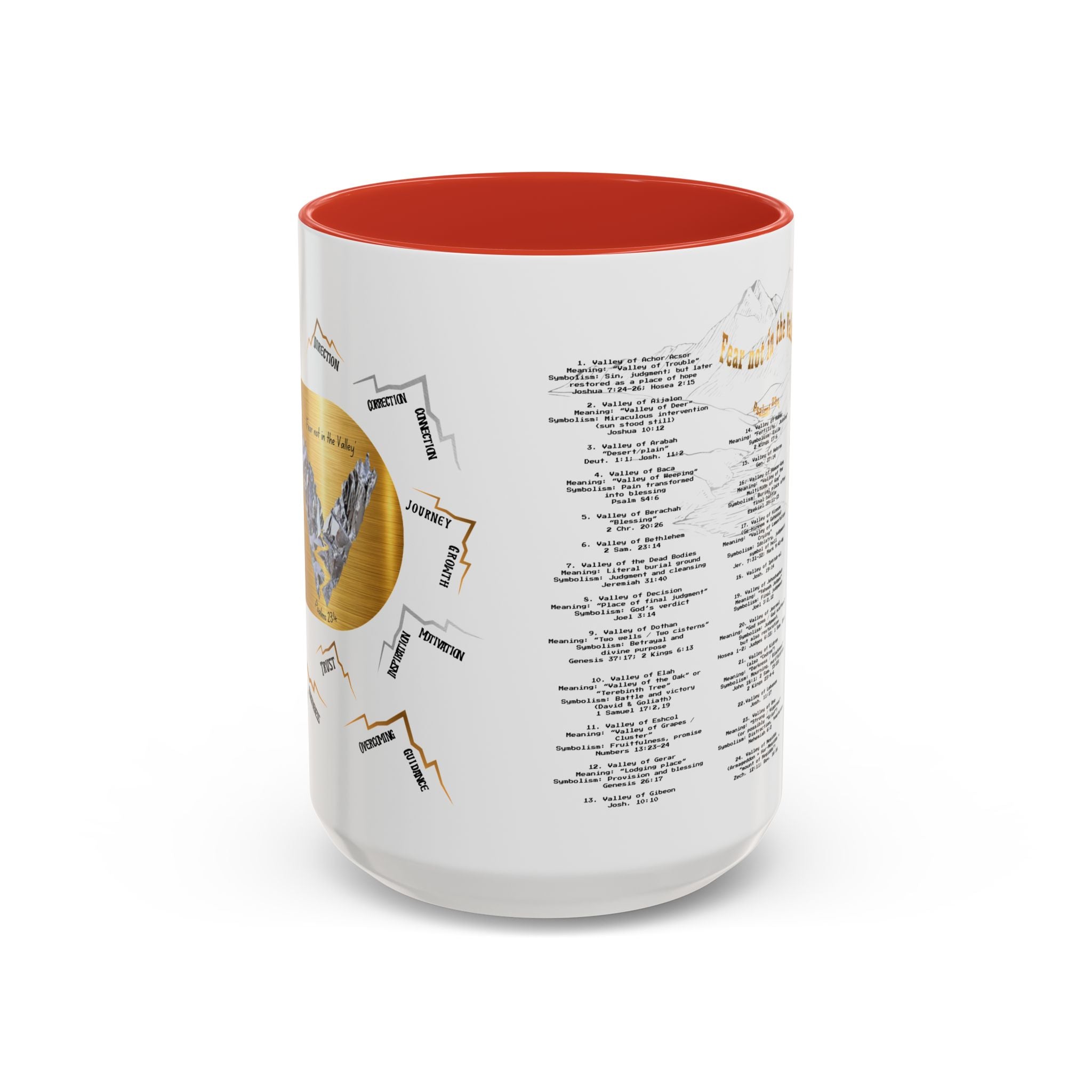Coffee Mug — "Down in the Valley" Lyrics Accent Mug (11/15oz)