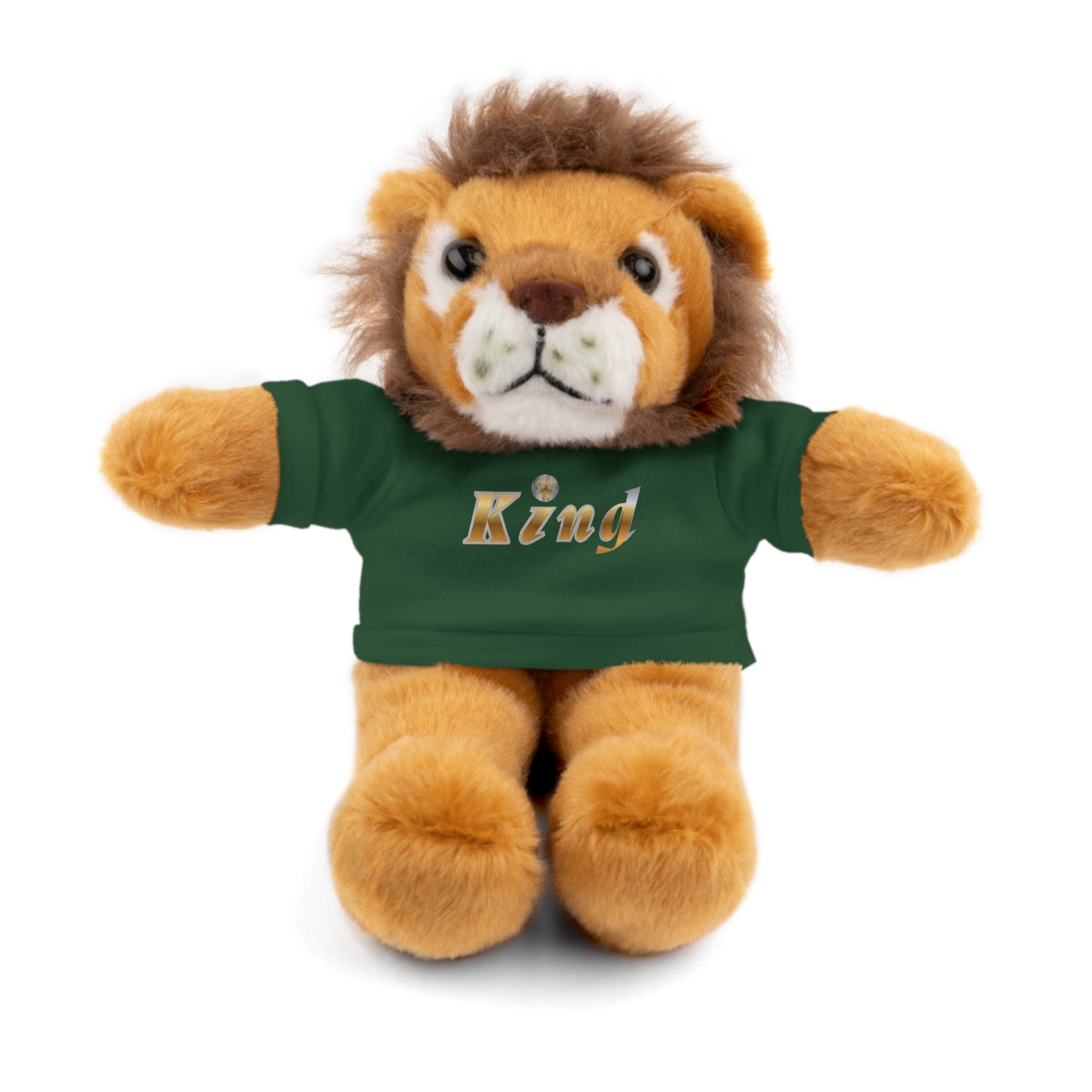 KindKing Teddy Bear with 'KindKing' Tee – Plush Stuffed Animal Gift